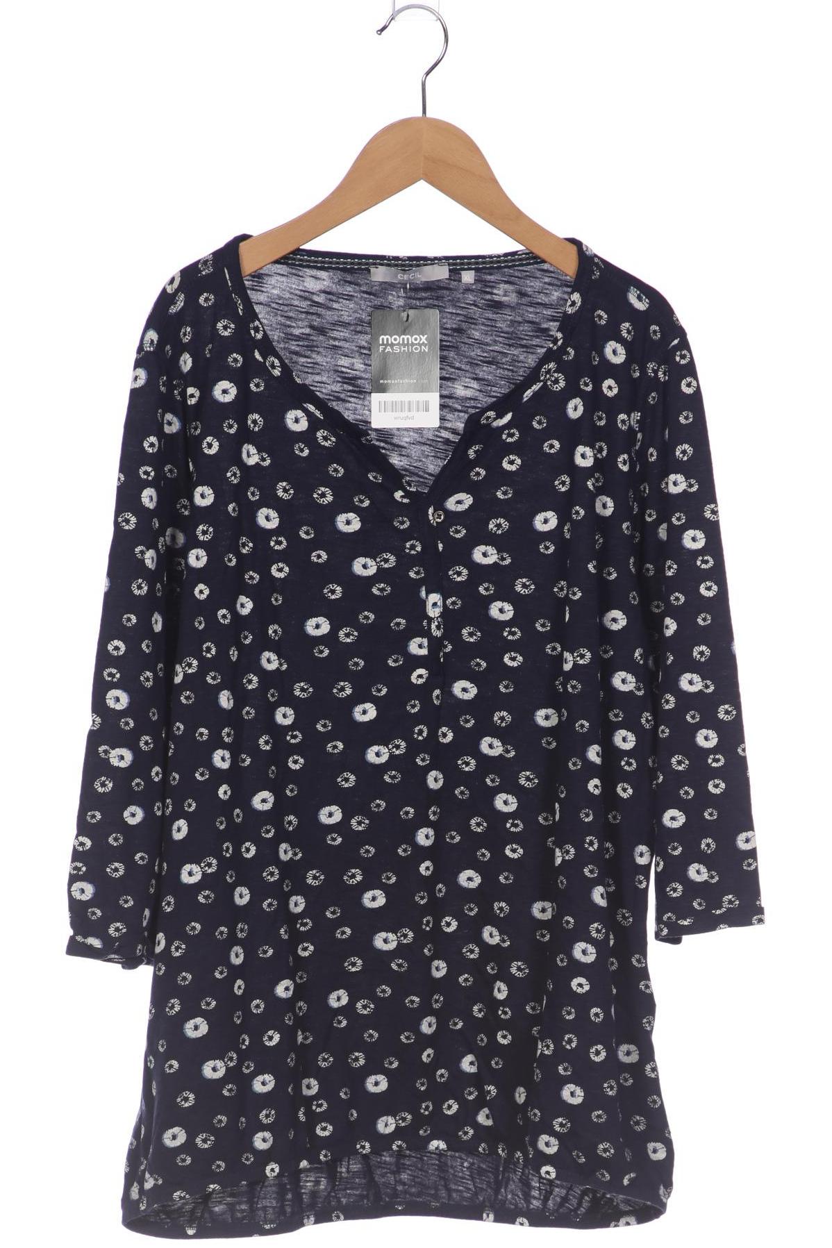 

Cecil Damen Langarmshirt, marineblau, Gr. 44
