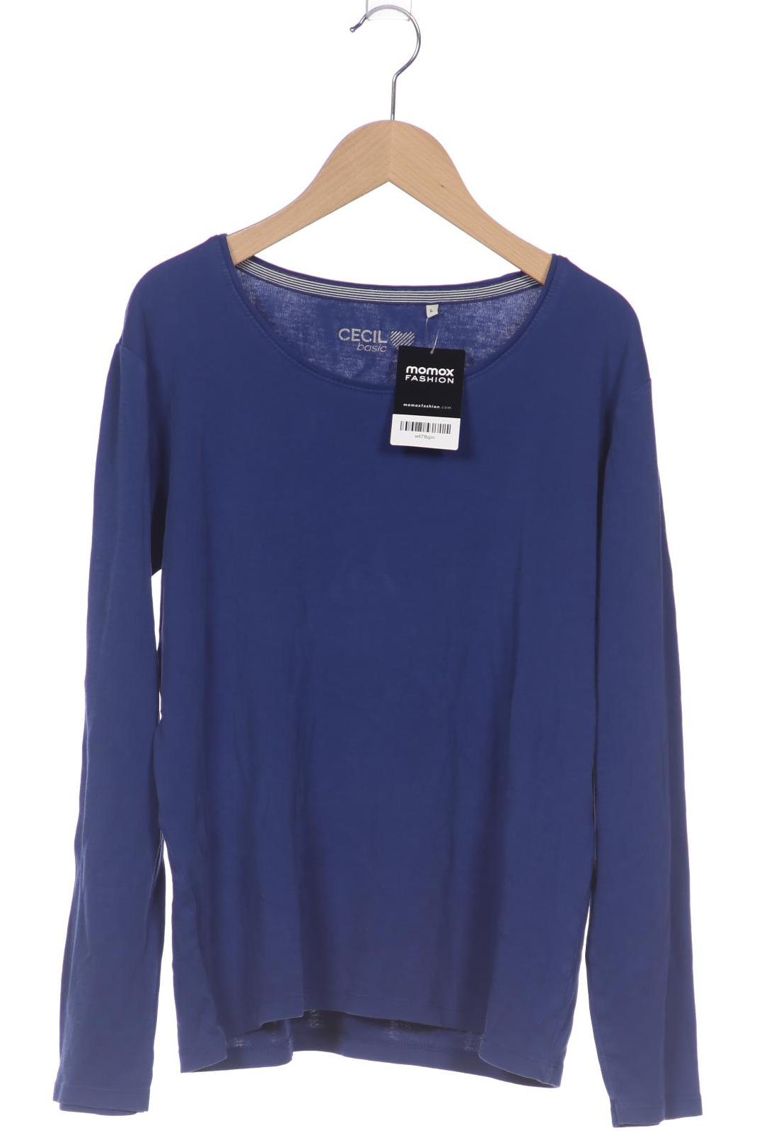 

Cecil Damen Langarmshirt, blau, Gr. 42