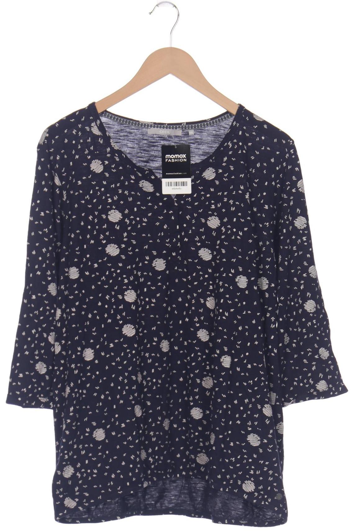 

Cecil Damen Langarmshirt, marineblau, Gr. 46