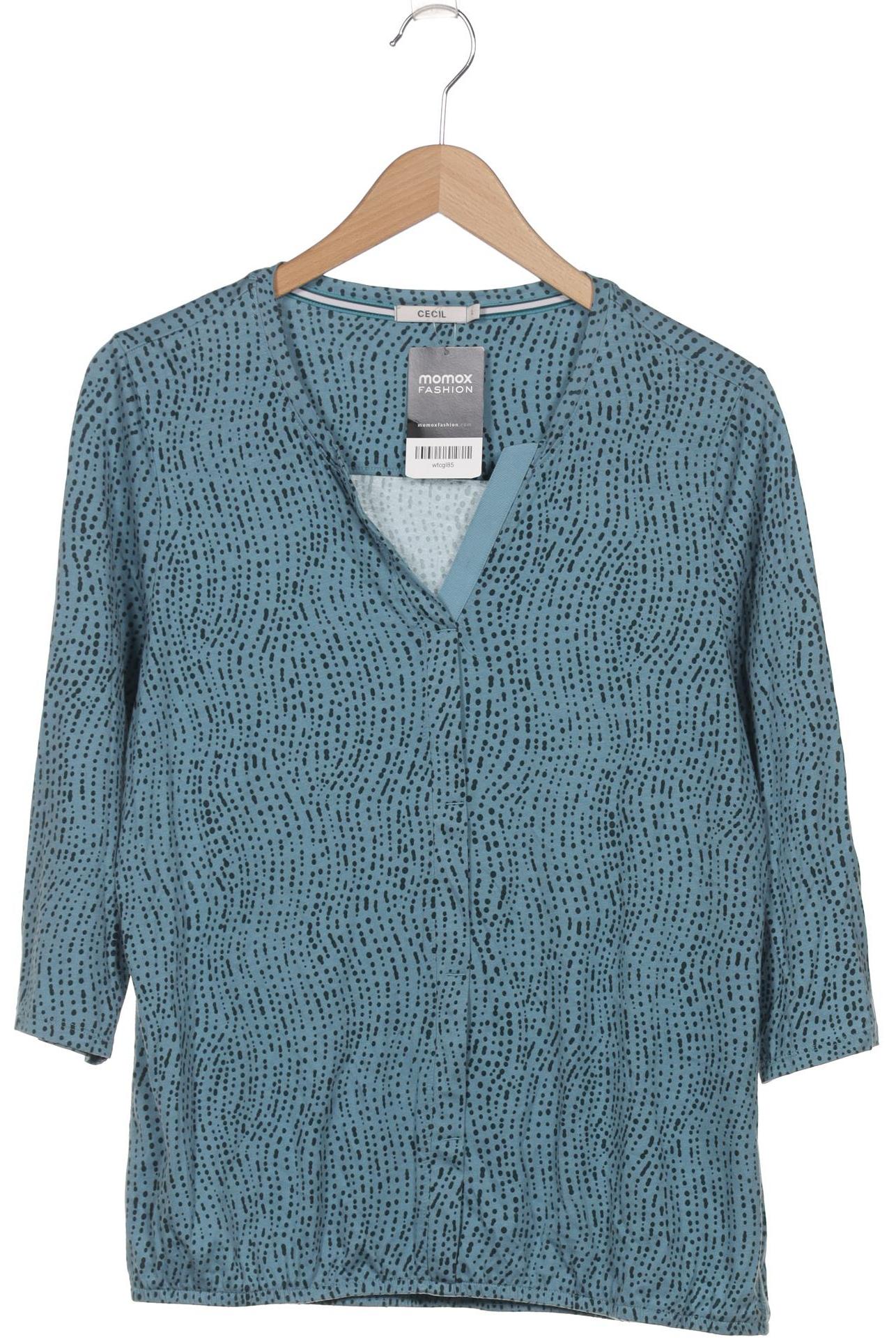 

Cecil Damen Langarmshirt, blau, Gr. 42