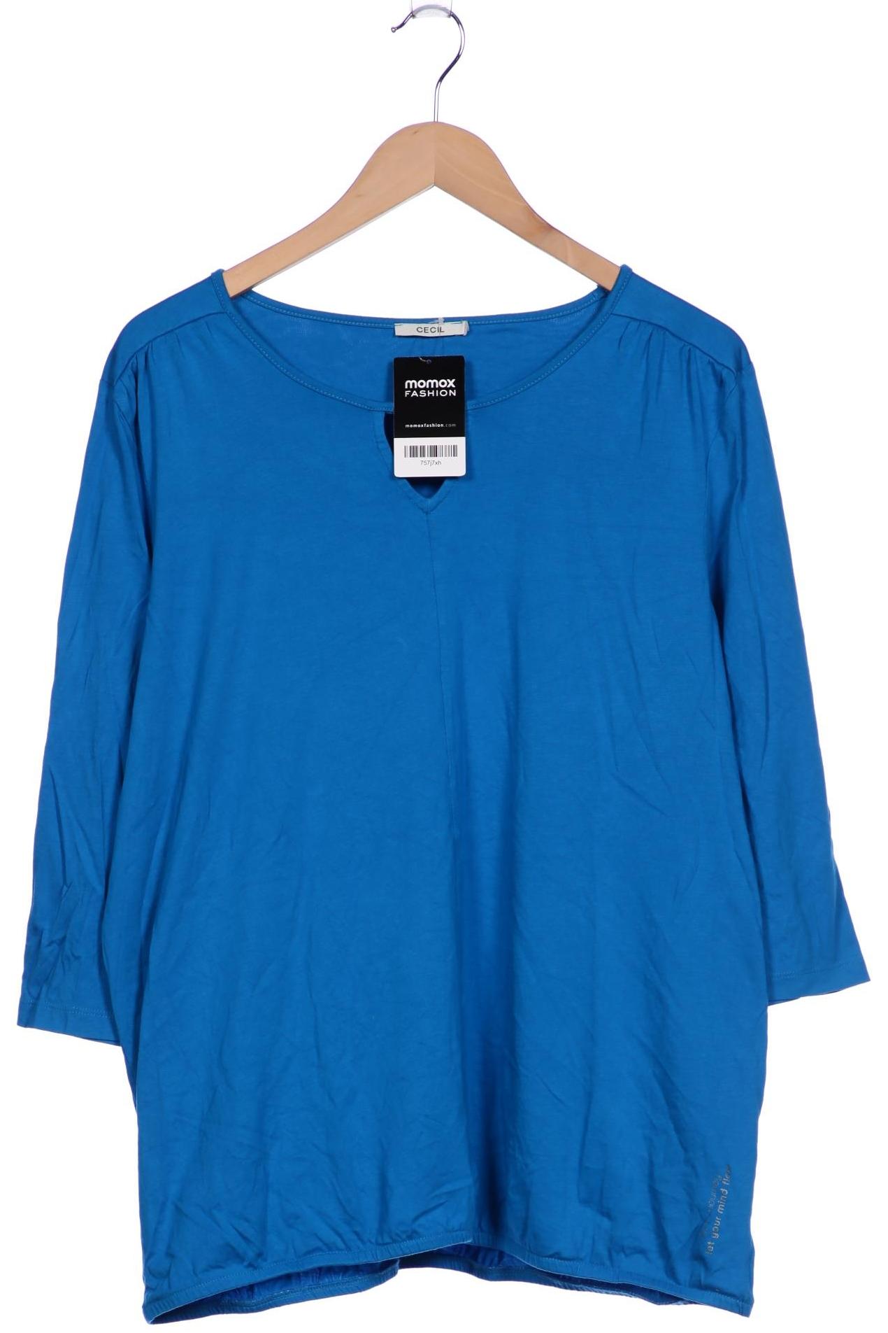 

Cecil Damen Langarmshirt, blau, Gr. 44