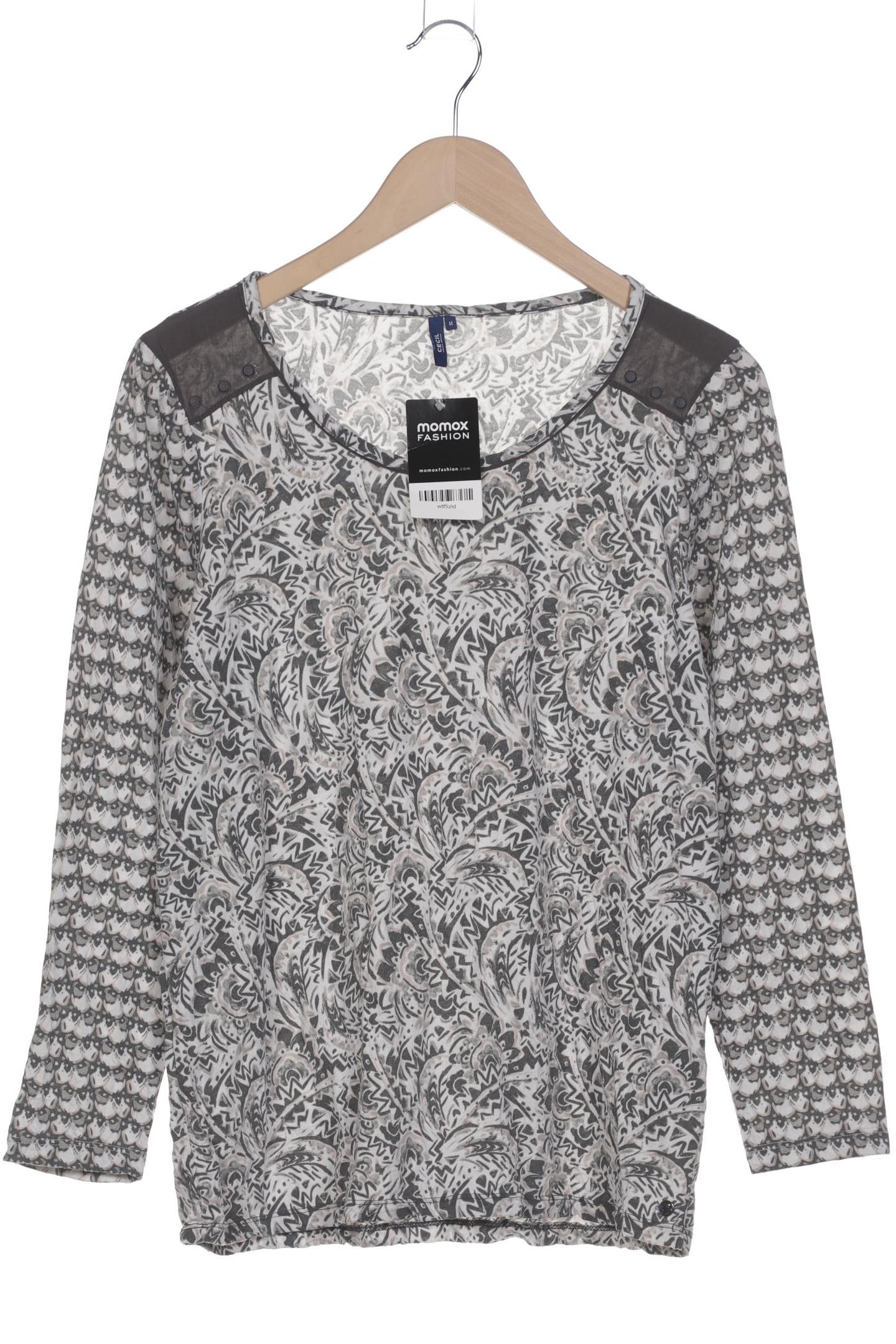 

Cecil Damen Langarmshirt, grau, Gr. 38