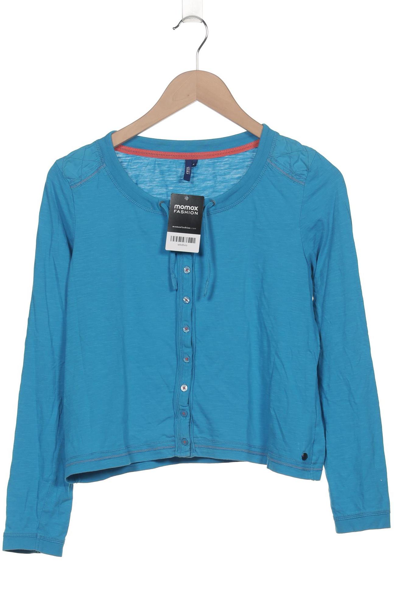 

Cecil Damen Langarmshirt, blau, Gr. 38