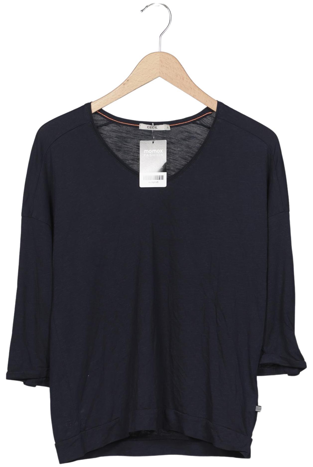 

Cecil Damen Langarmshirt, marineblau, Gr. 36