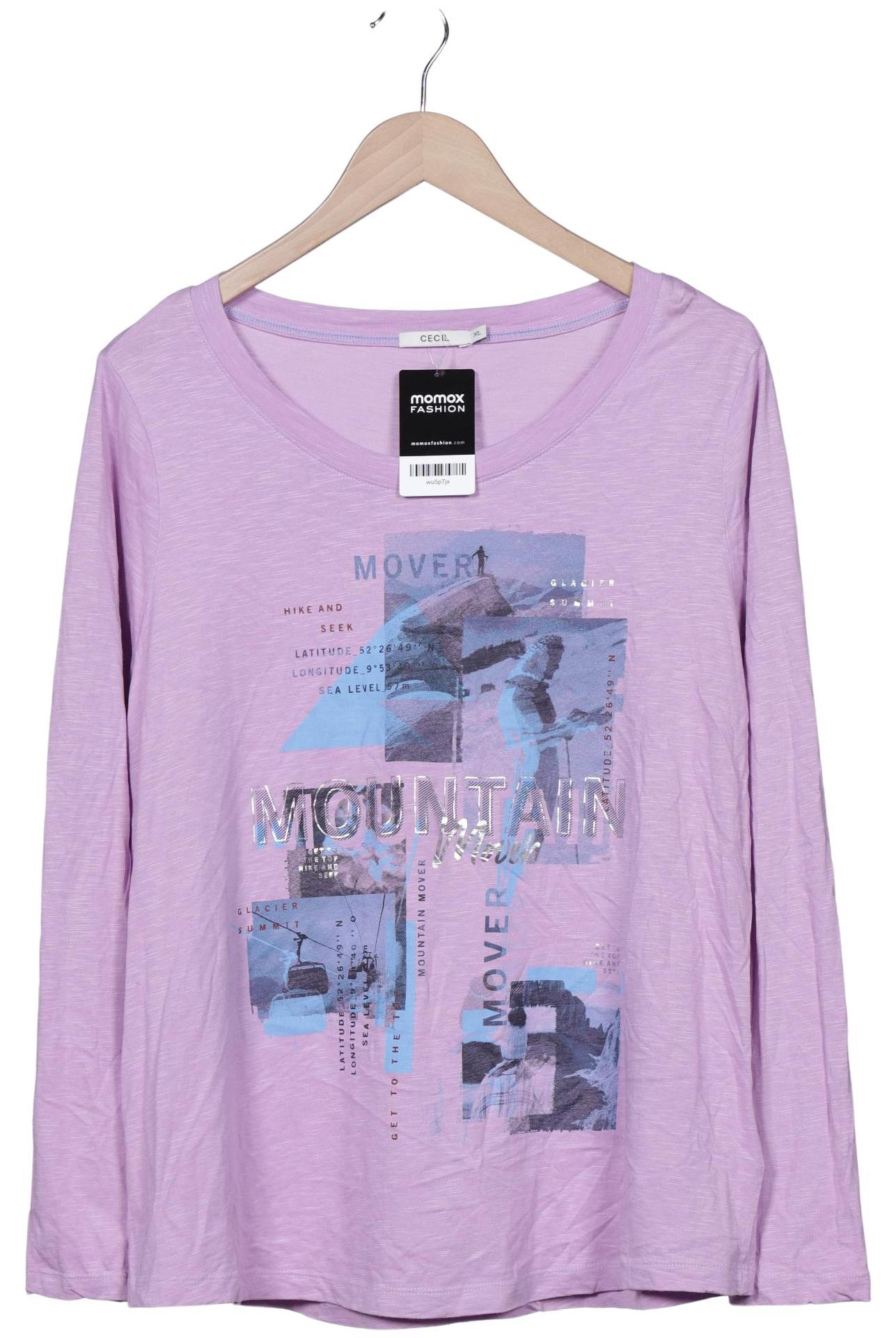 

Cecil Damen Langarmshirt, flieder, Gr. 44