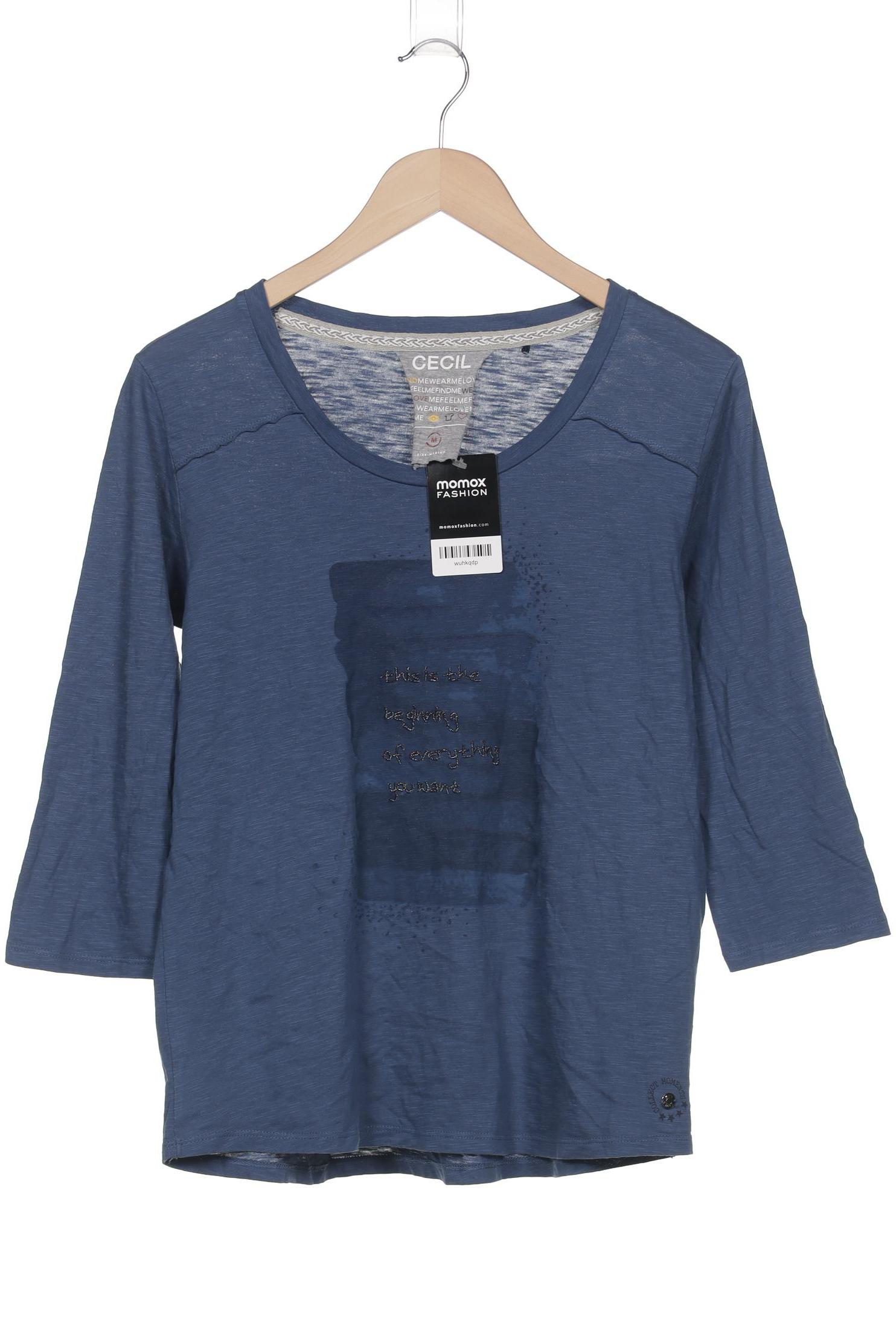 

Cecil Damen Langarmshirt, marineblau, Gr. 38