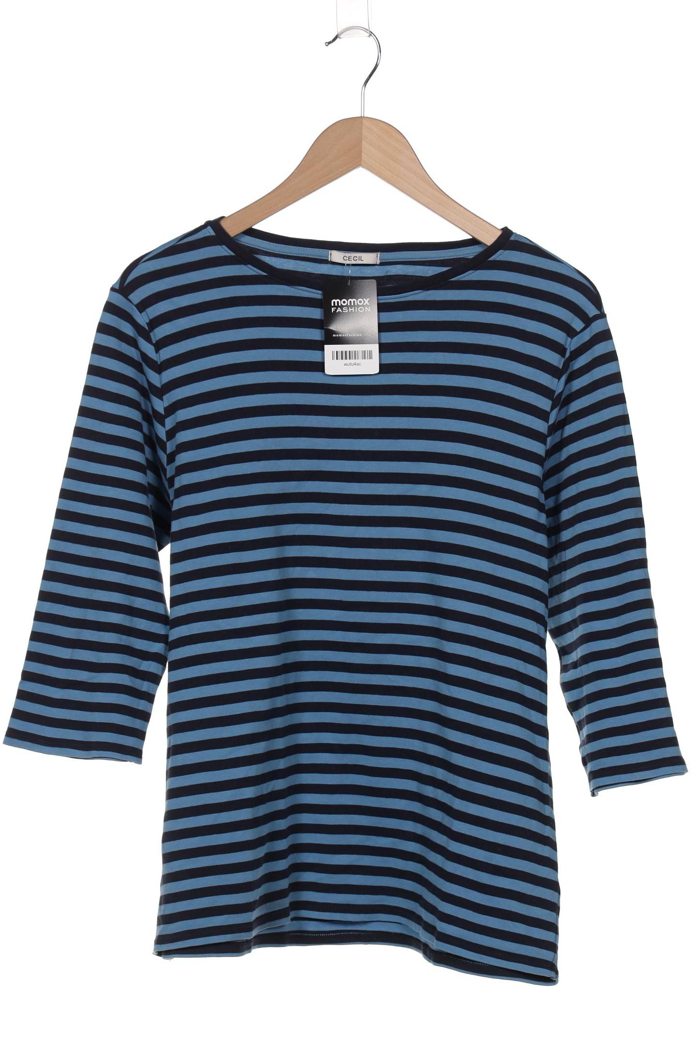 

Cecil Damen Langarmshirt, blau, Gr. 44