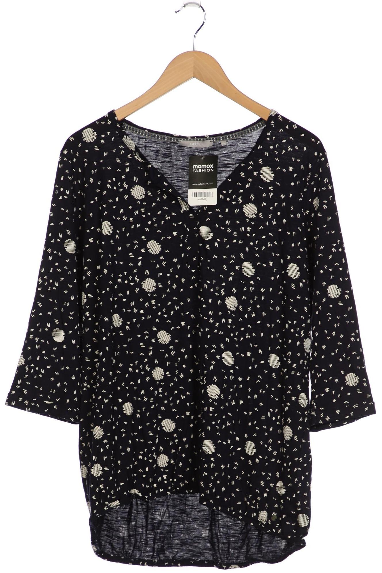 

Cecil Damen Langarmshirt, marineblau, Gr. 44
