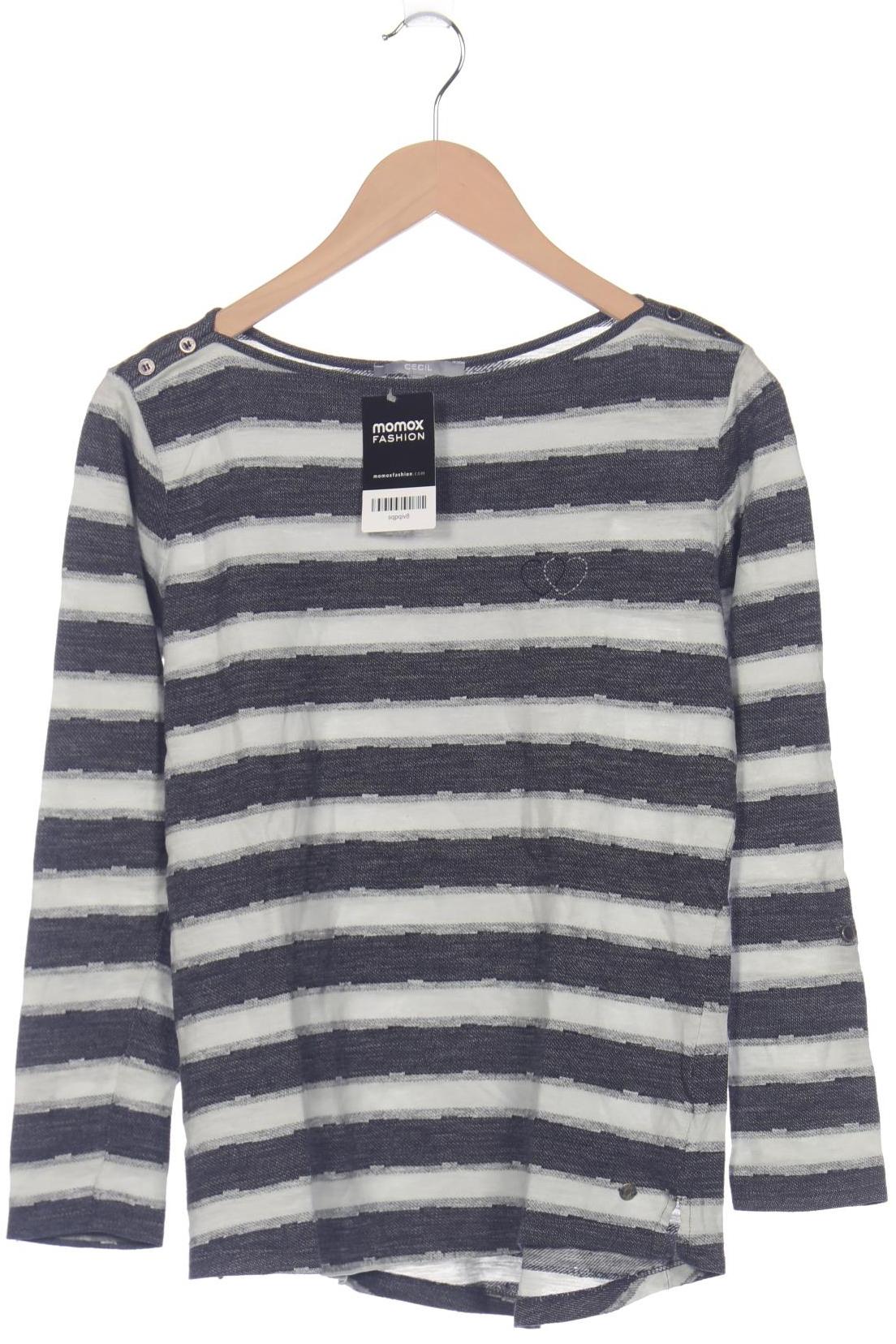 

Cecil Damen Langarmshirt, grau, Gr. 36