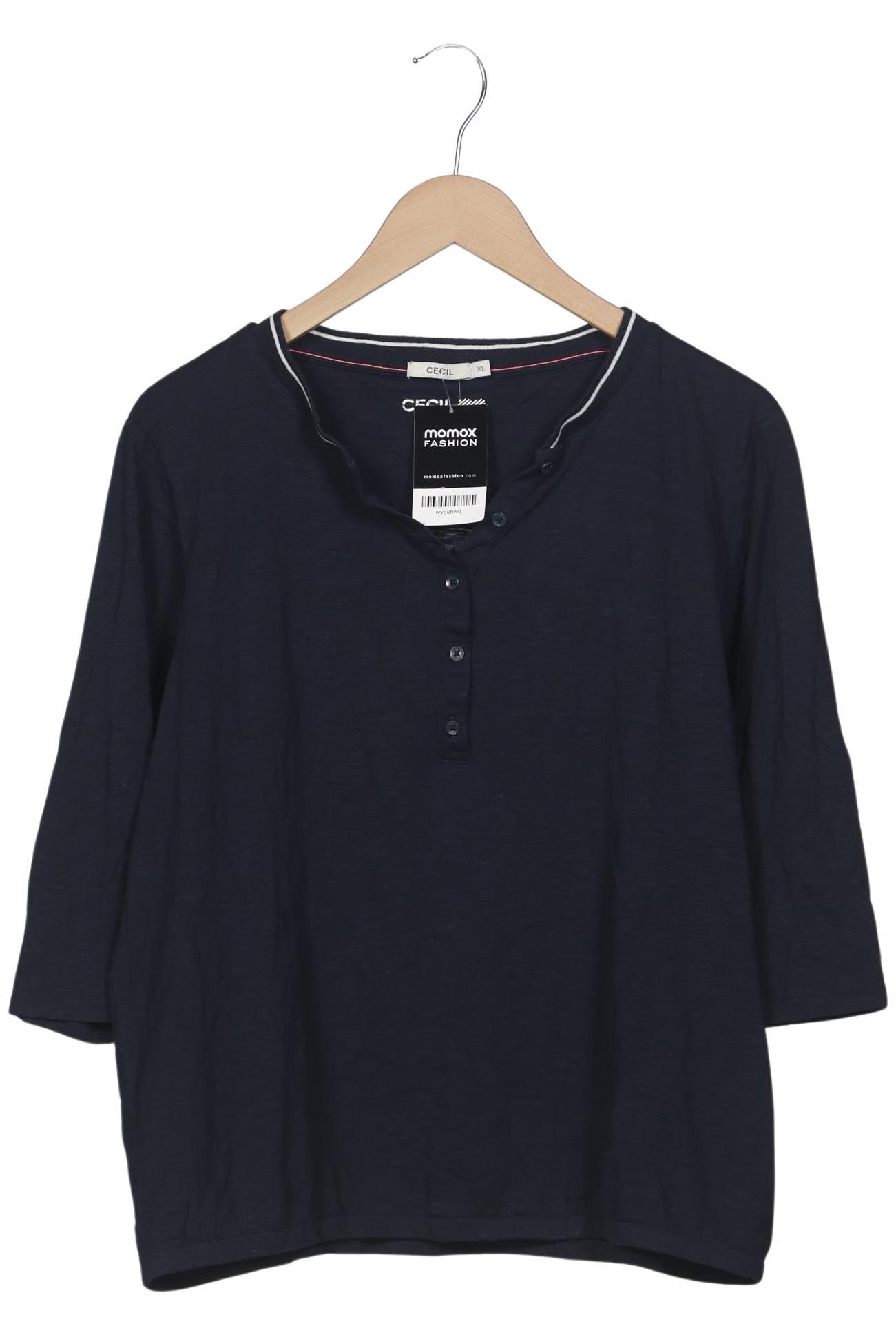 

Cecil Damen Langarmshirt, marineblau, Gr. 44