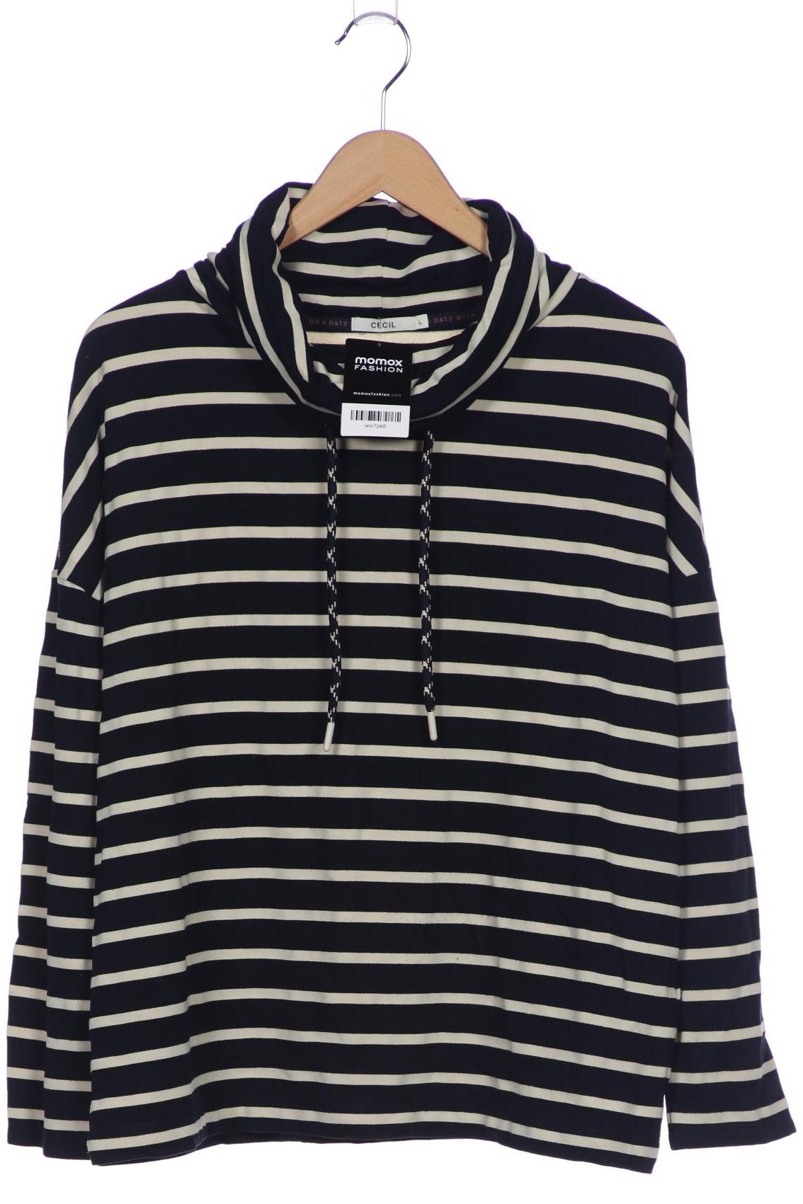 

Cecil Damen Langarmshirt, marineblau, Gr. 42