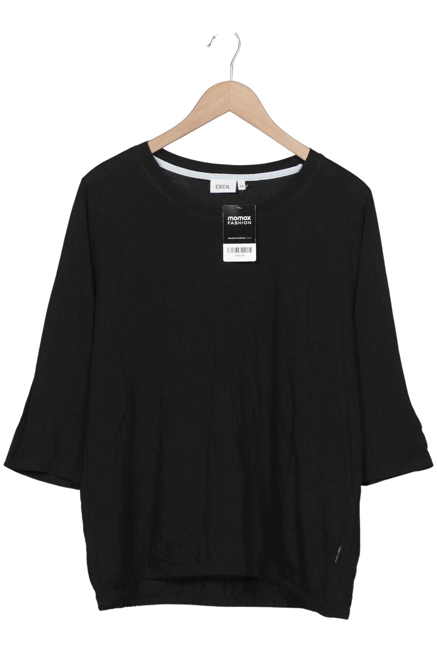 

Cecil Damen Langarmshirt, schwarz, Gr. 46