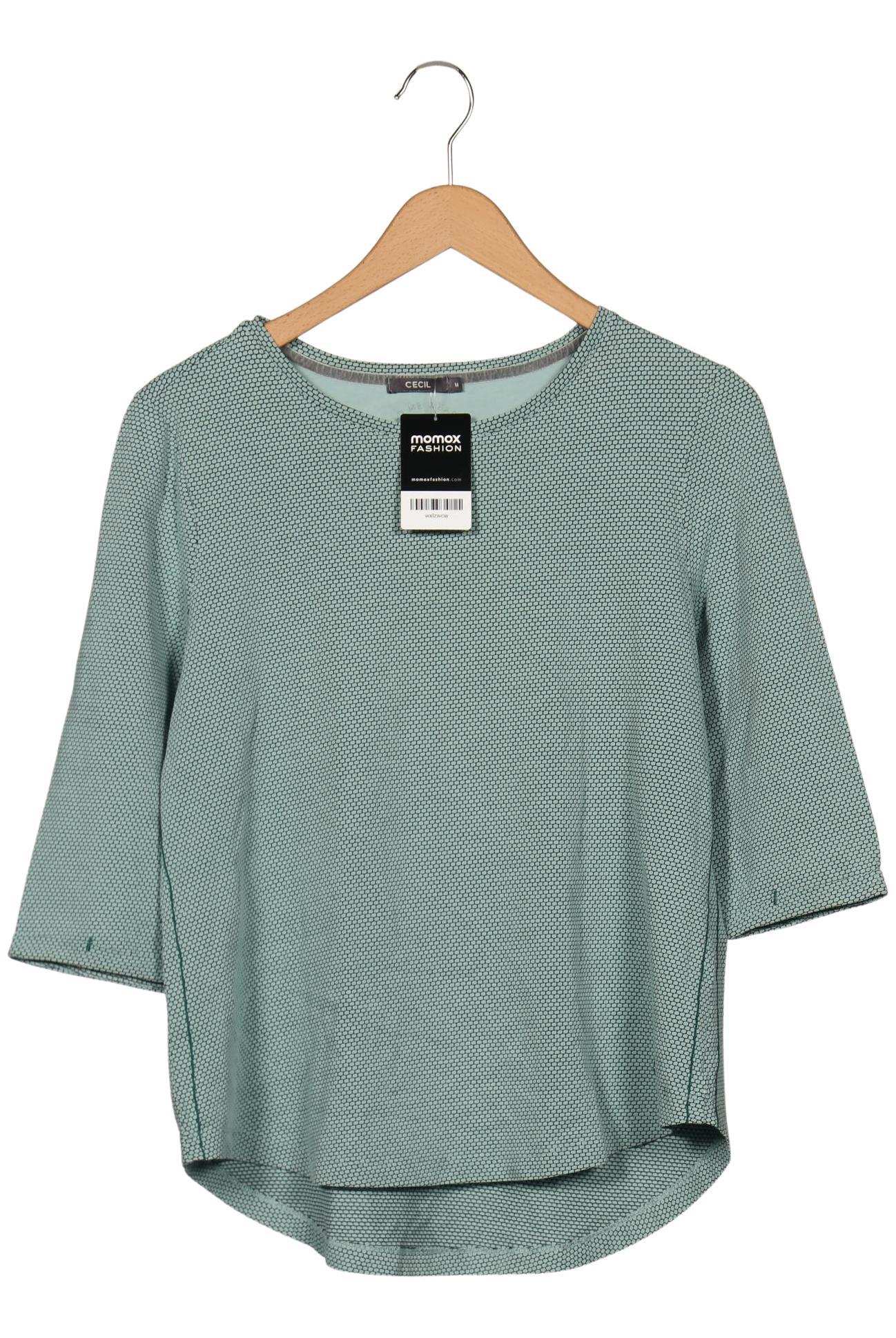 

Cecil Damen Langarmshirt, türkis, Gr. 38