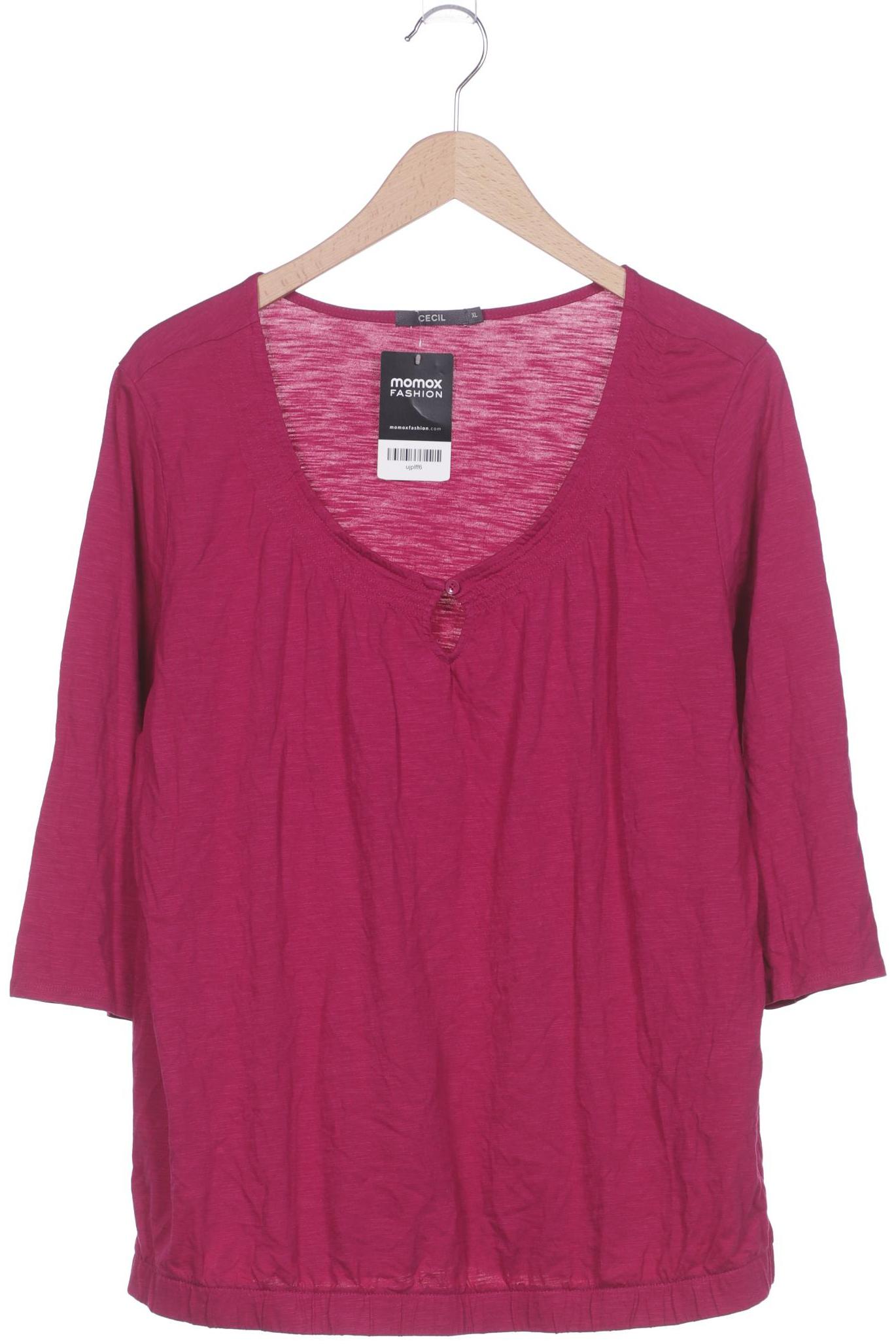 

Cecil Damen Langarmshirt, pink, Gr. 44