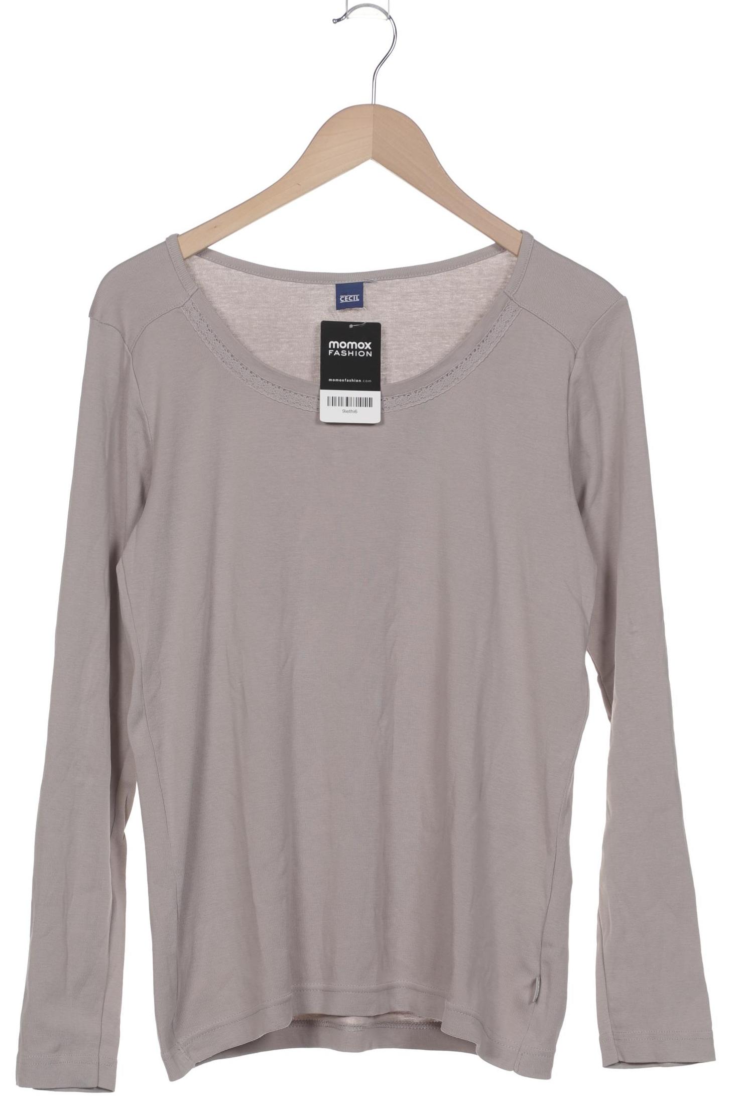

Cecil Damen Langarmshirt, grau, Gr. 42
