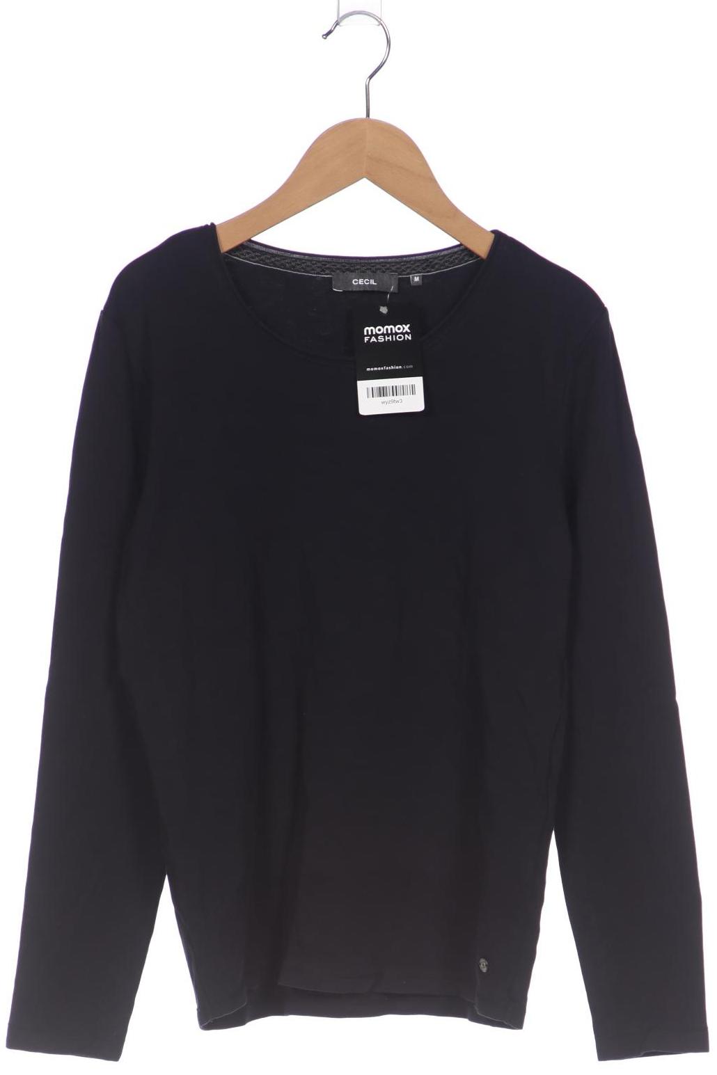 

Cecil Damen Langarmshirt, schwarz, Gr. 38