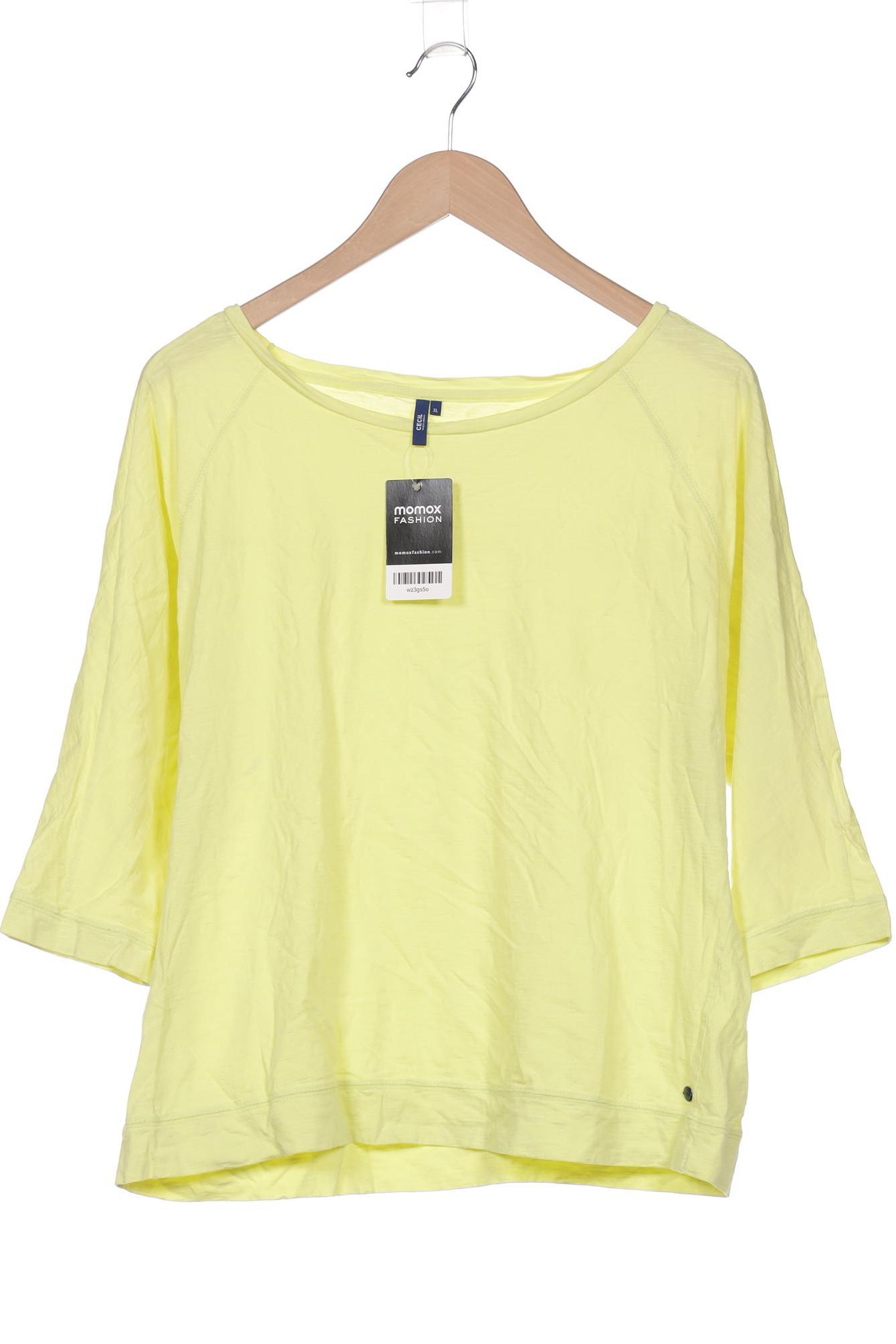 

Cecil Damen Langarmshirt, gelb, Gr. 44