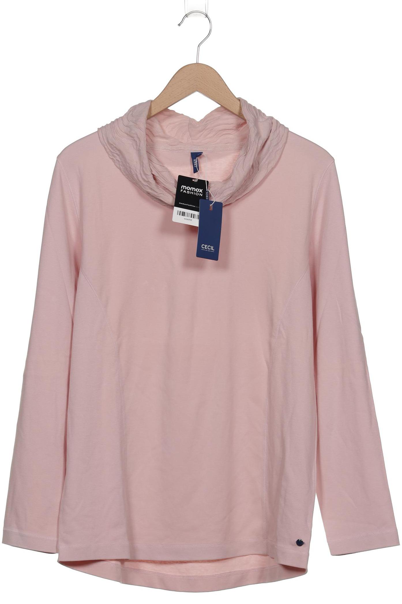 

Cecil Damen Langarmshirt, pink, Gr. 46