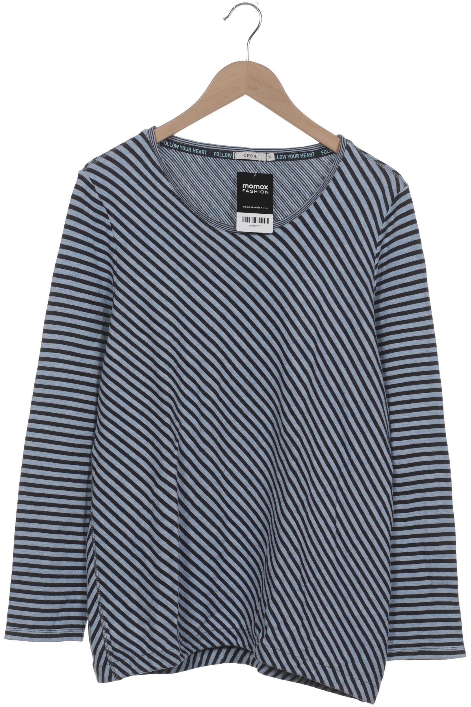 

Cecil Damen Langarmshirt, blau, Gr. 44