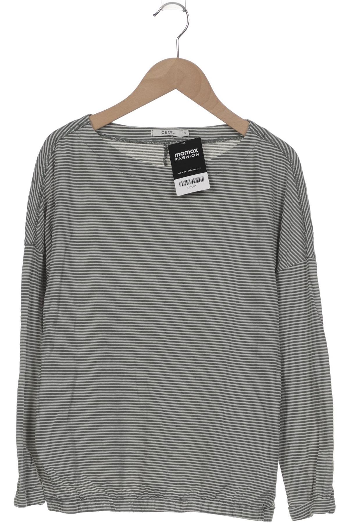 

Cecil Damen Langarmshirt, hellgrün, Gr. 36