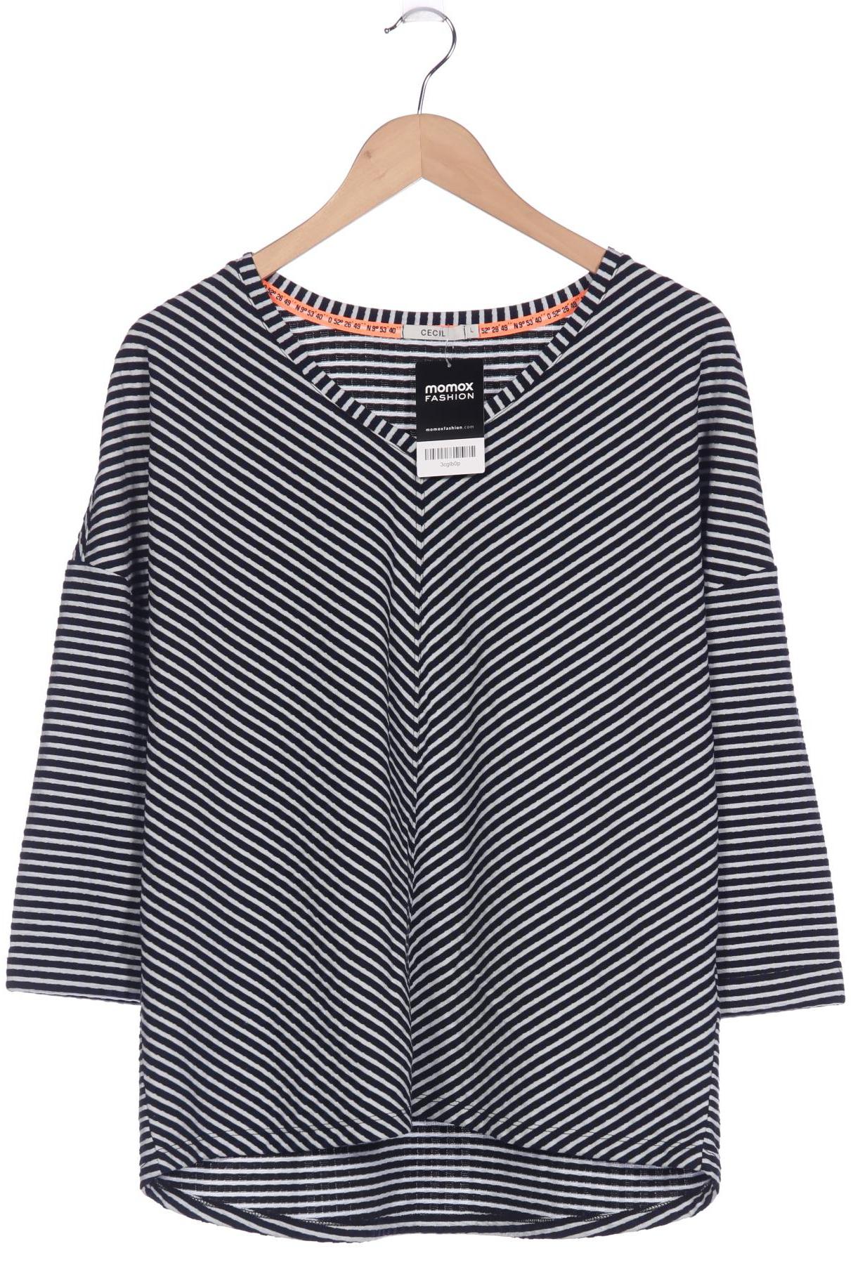 

Cecil Damen Langarmshirt, marineblau, Gr. 42