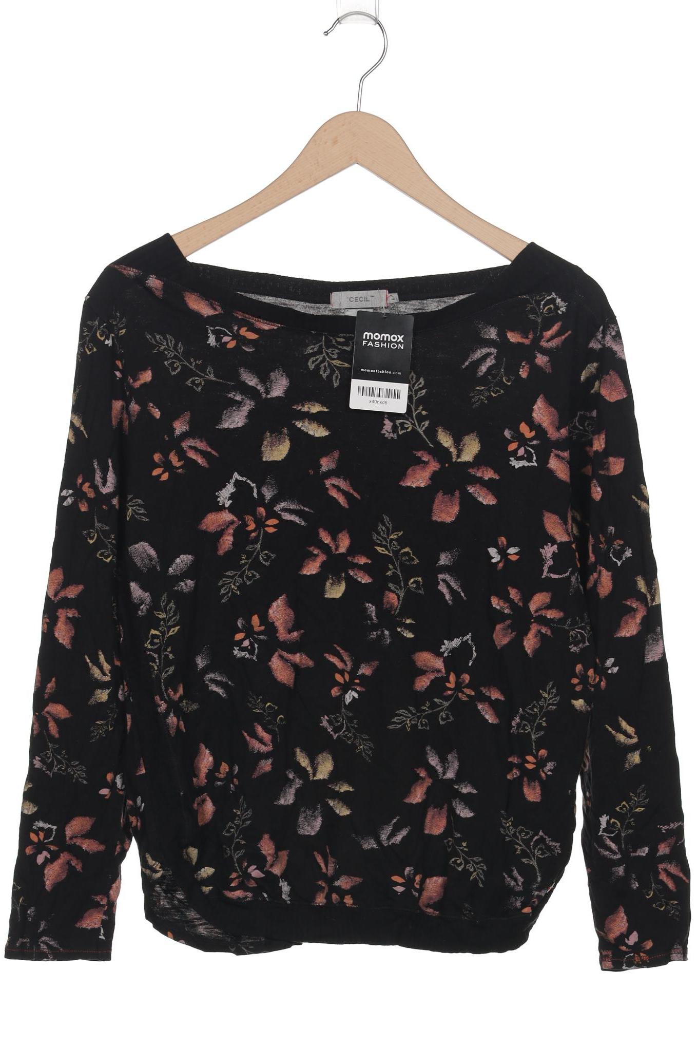 

Cecil Damen Langarmshirt, schwarz, Gr. 42