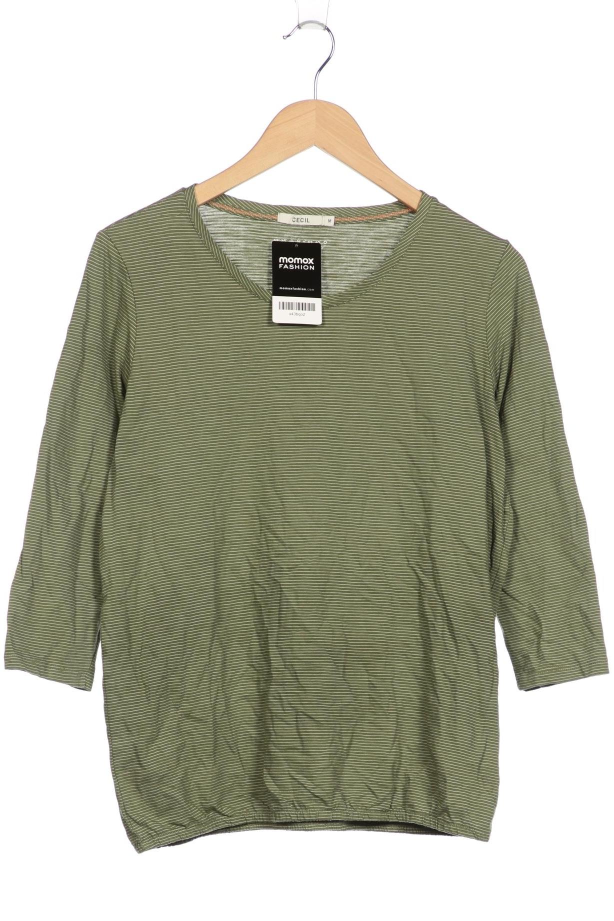 

Cecil Damen Langarmshirt, grün, Gr. 38