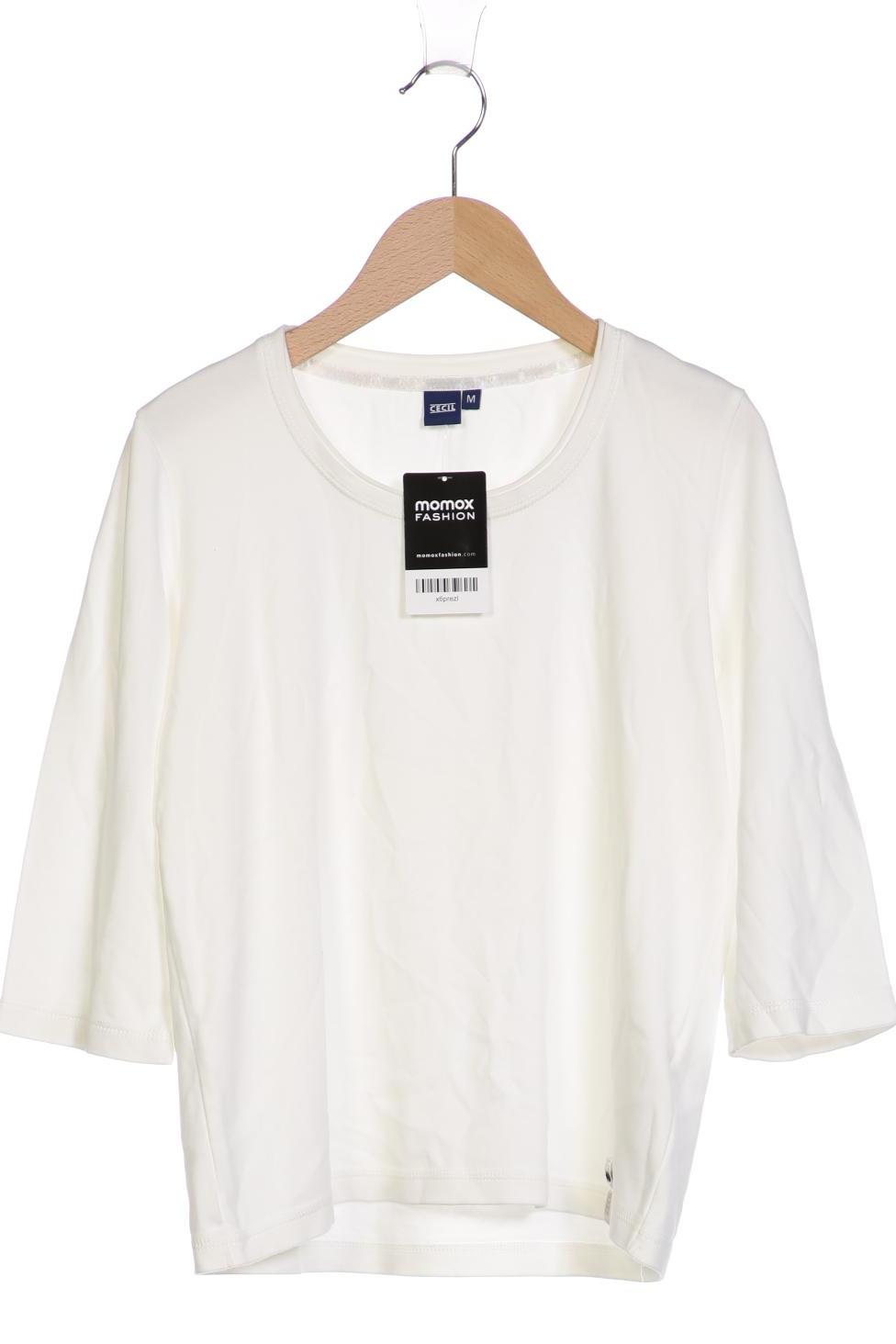 

Cecil Damen Langarmshirt, weiß, Gr. 38