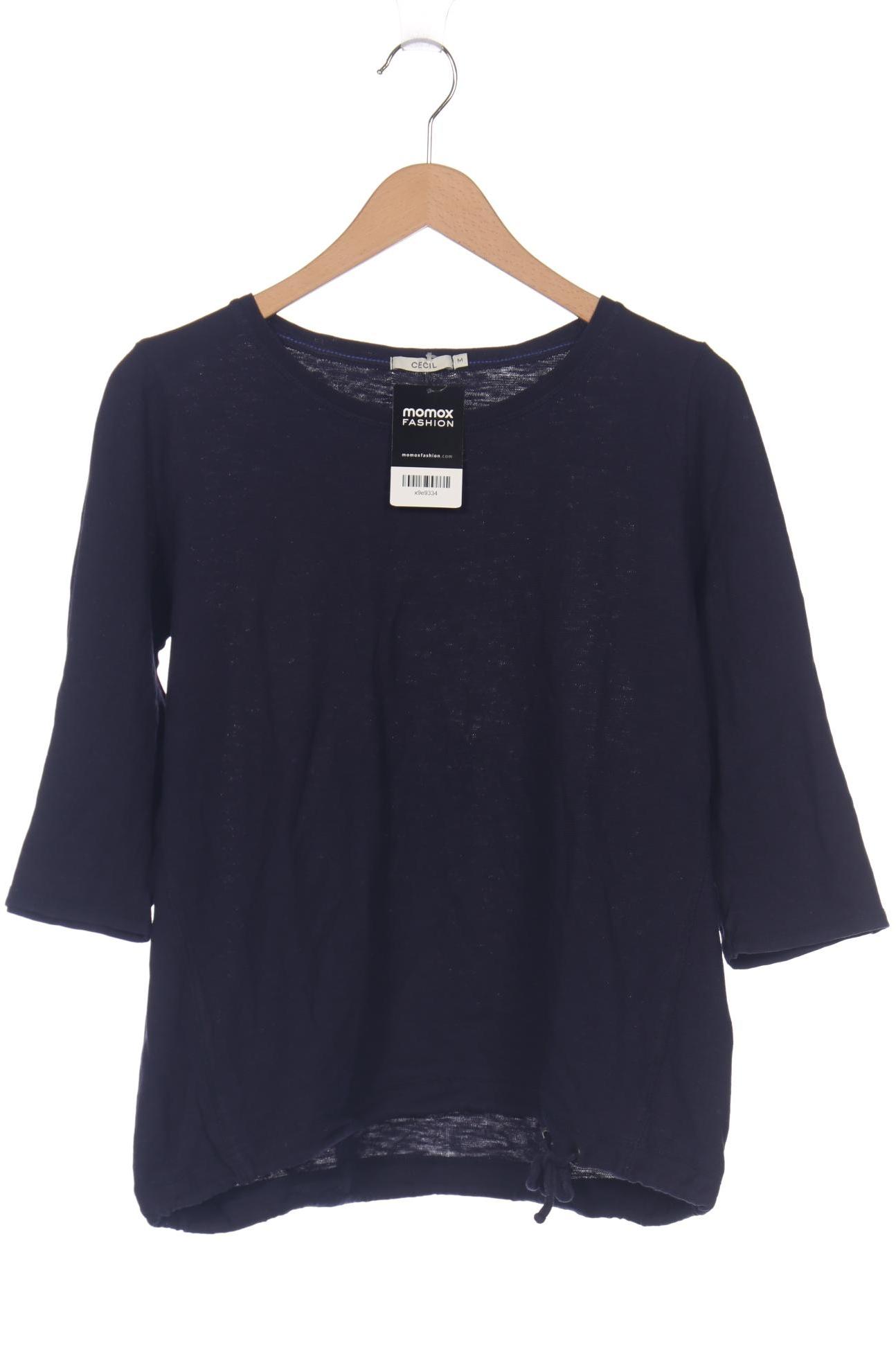 

Cecil Damen Langarmshirt, marineblau, Gr. 38