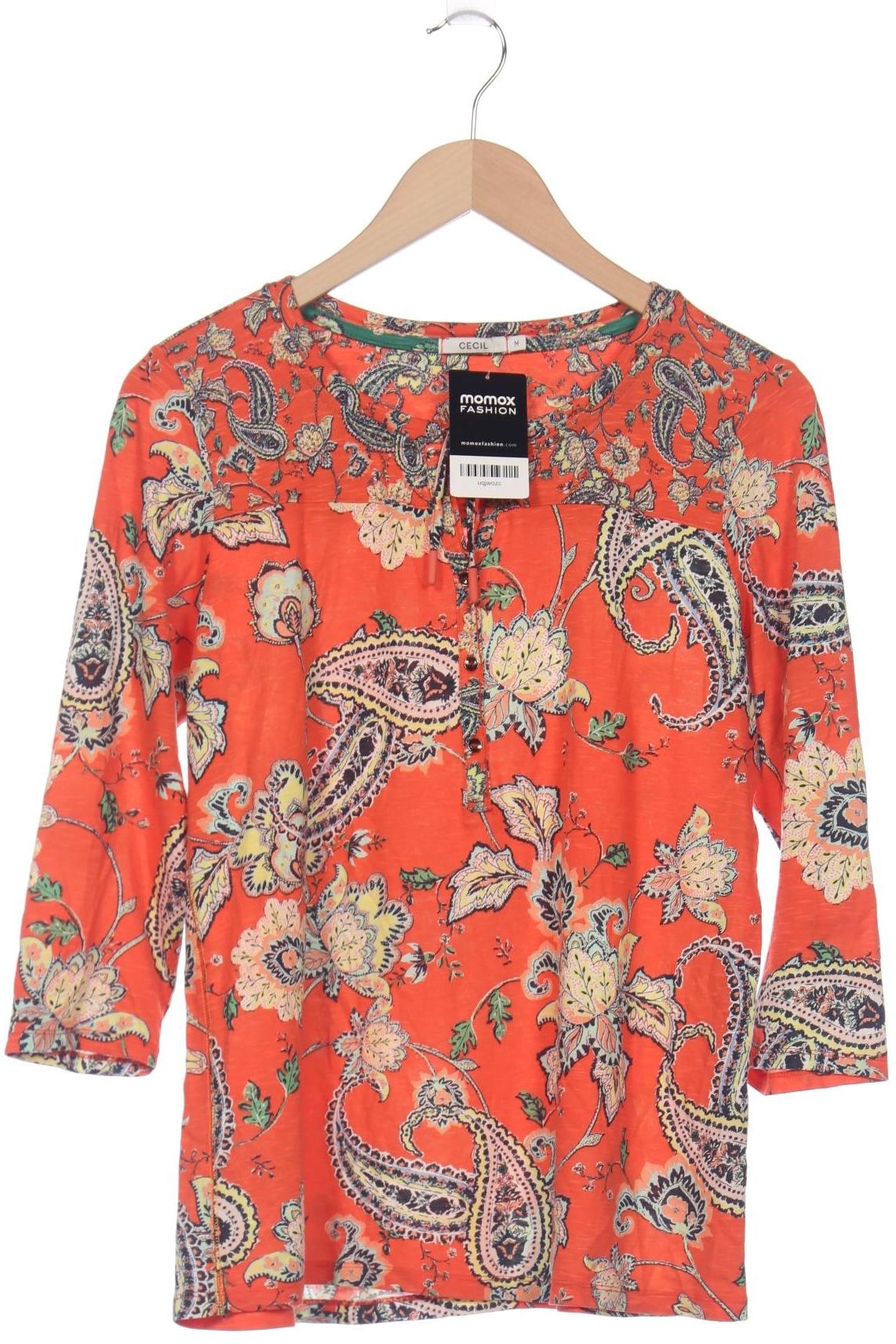 

Cecil Damen Langarmshirt, orange, Gr. 38