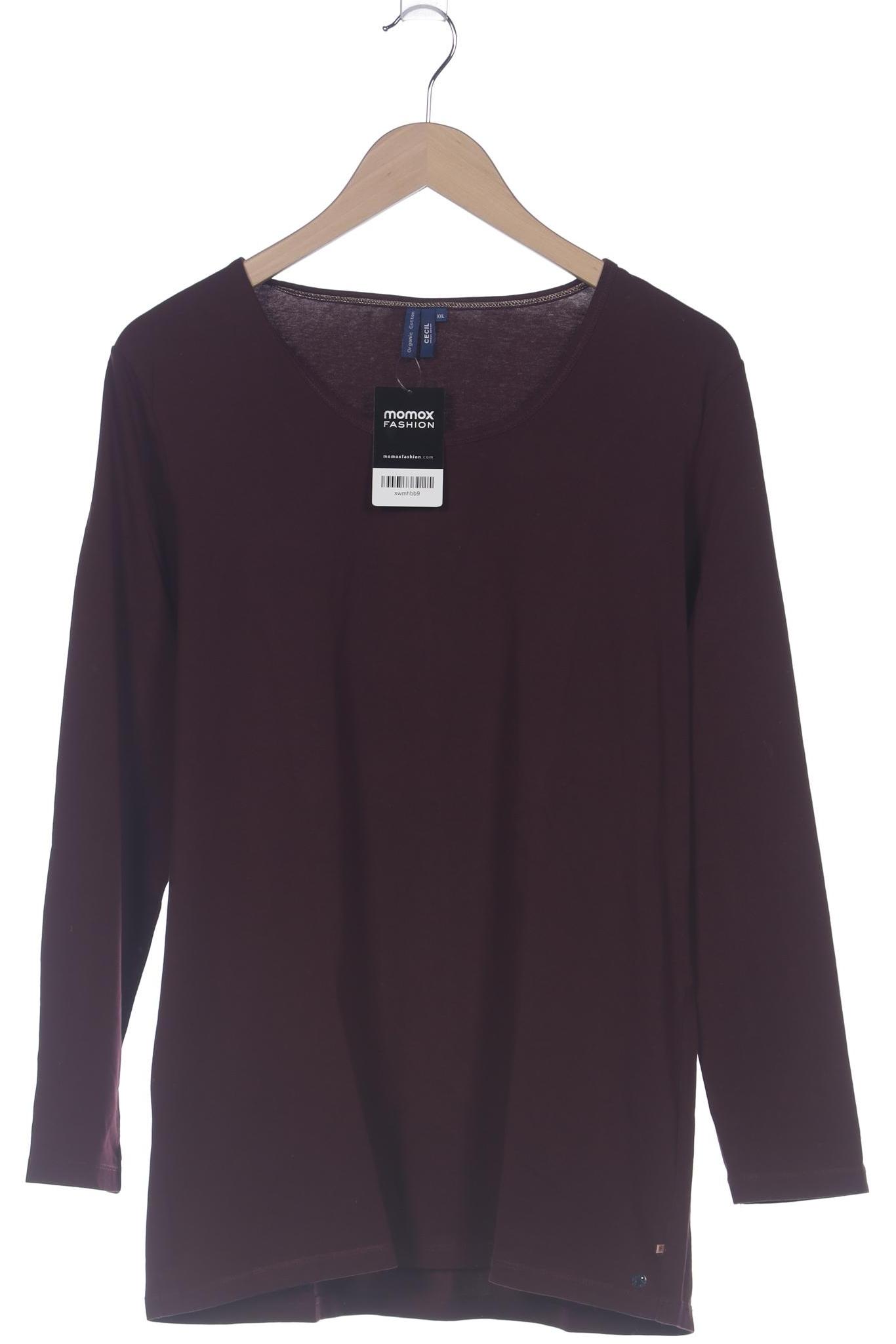 

Cecil Damen Langarmshirt, bordeaux, Gr. 46