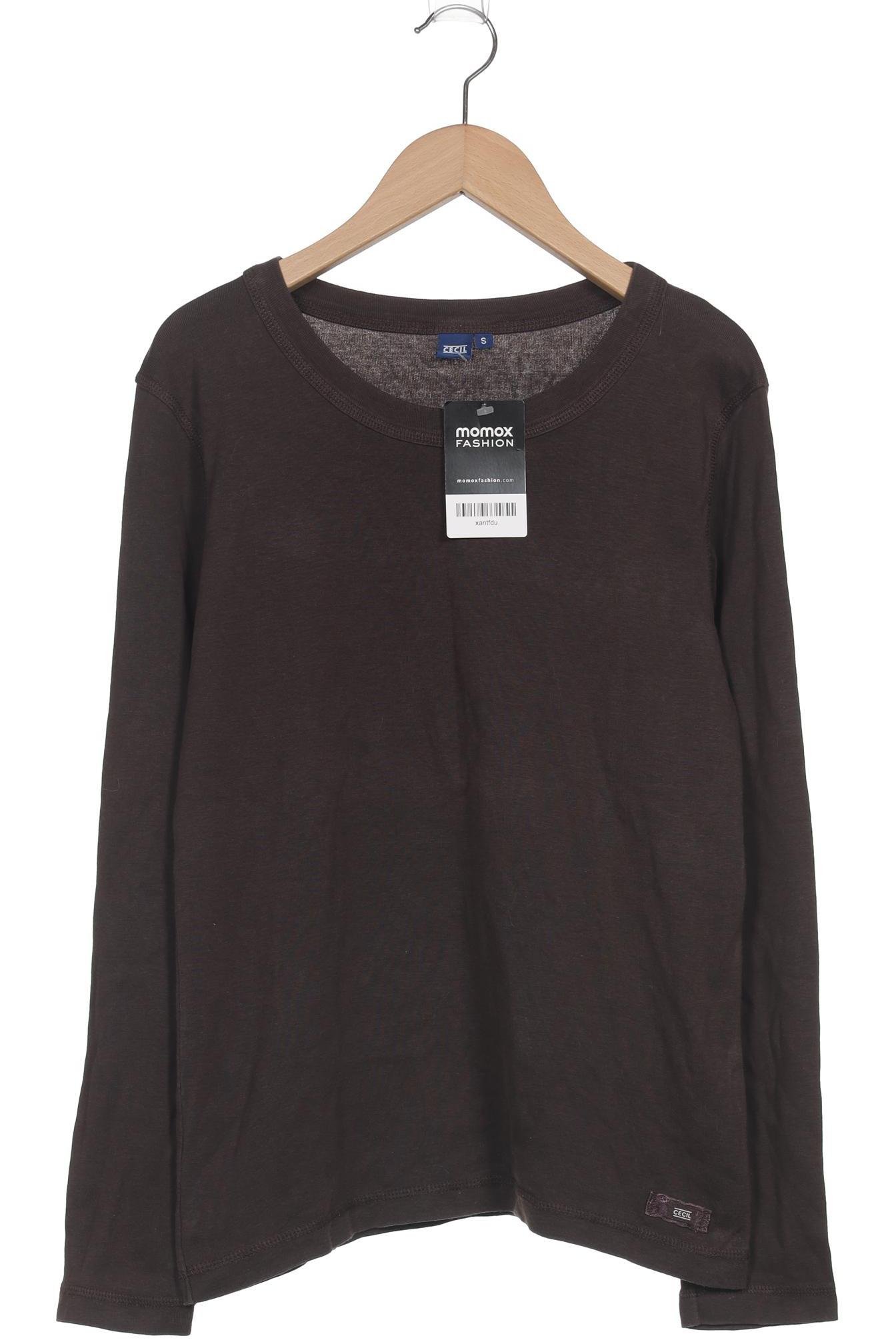 

Cecil Damen Langarmshirt, braun, Gr. 36