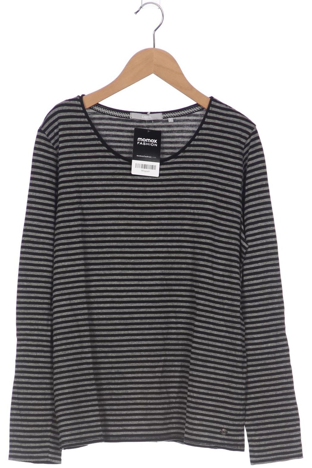 

Cecil Damen Langarmshirt, grau, Gr. 42