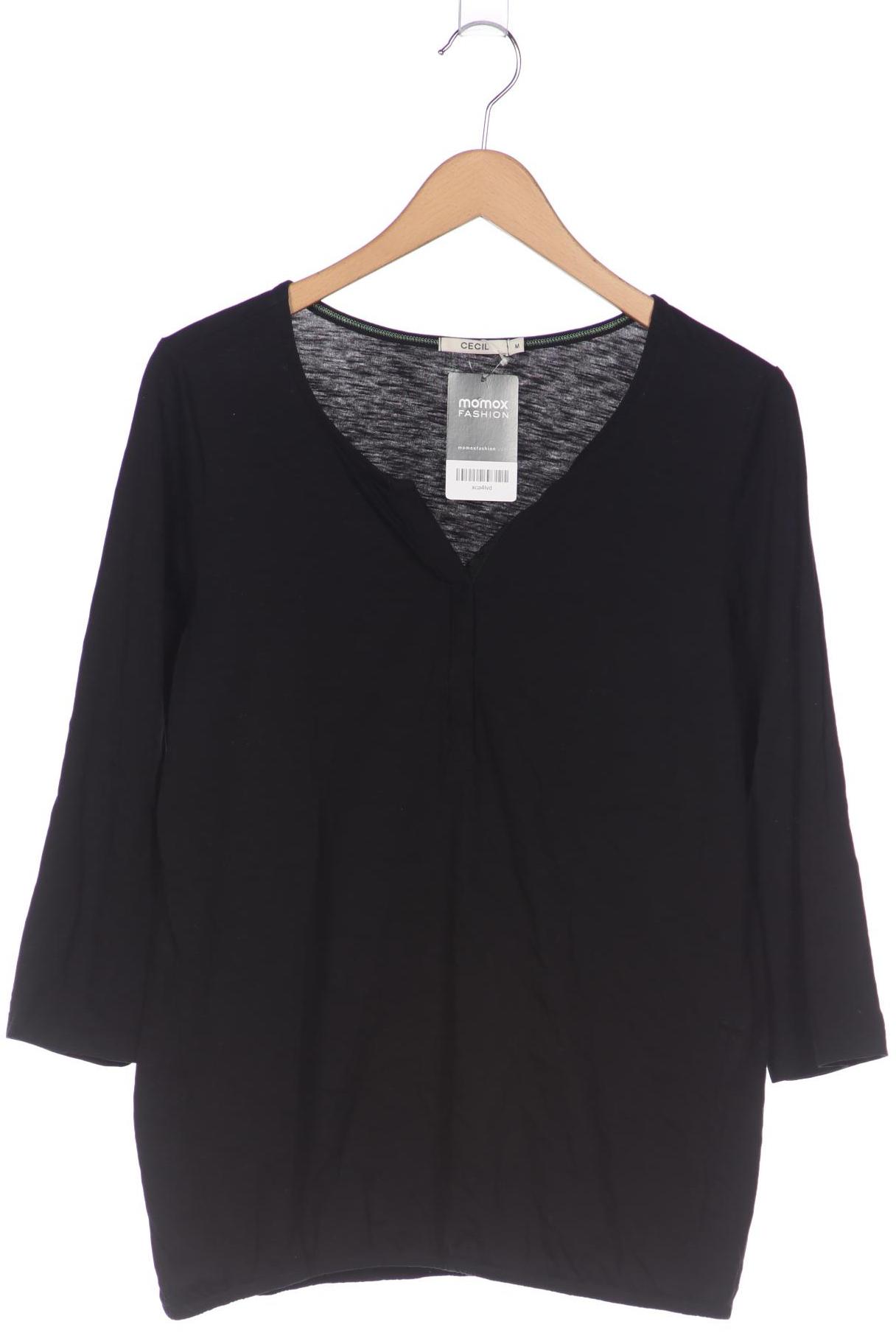 

Cecil Damen Langarmshirt, schwarz, Gr. 38