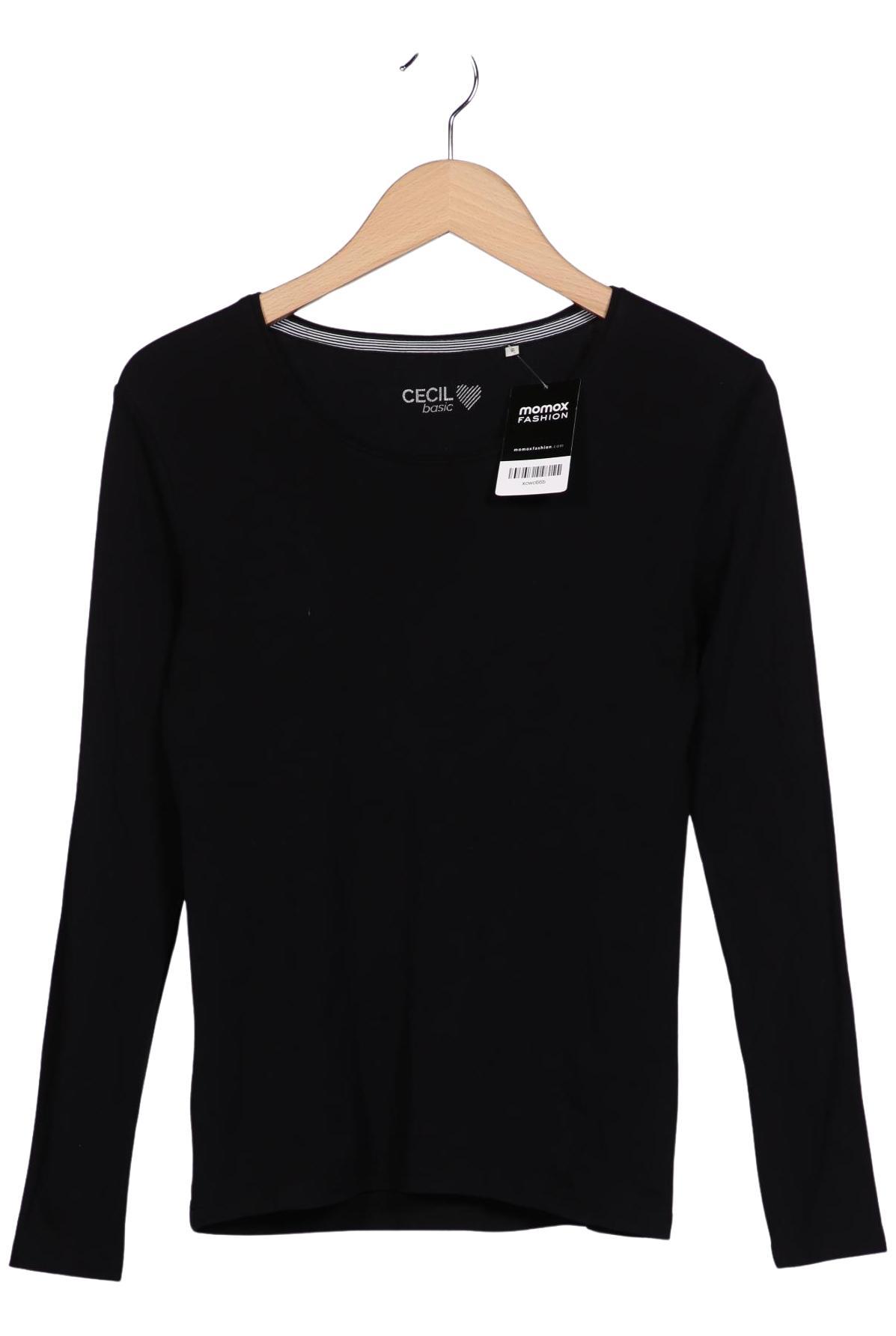 

Cecil Damen Langarmshirt, schwarz, Gr. 36