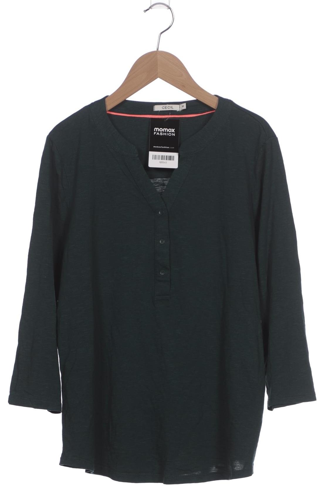 

Cecil Damen Langarmshirt, grün, Gr. 38