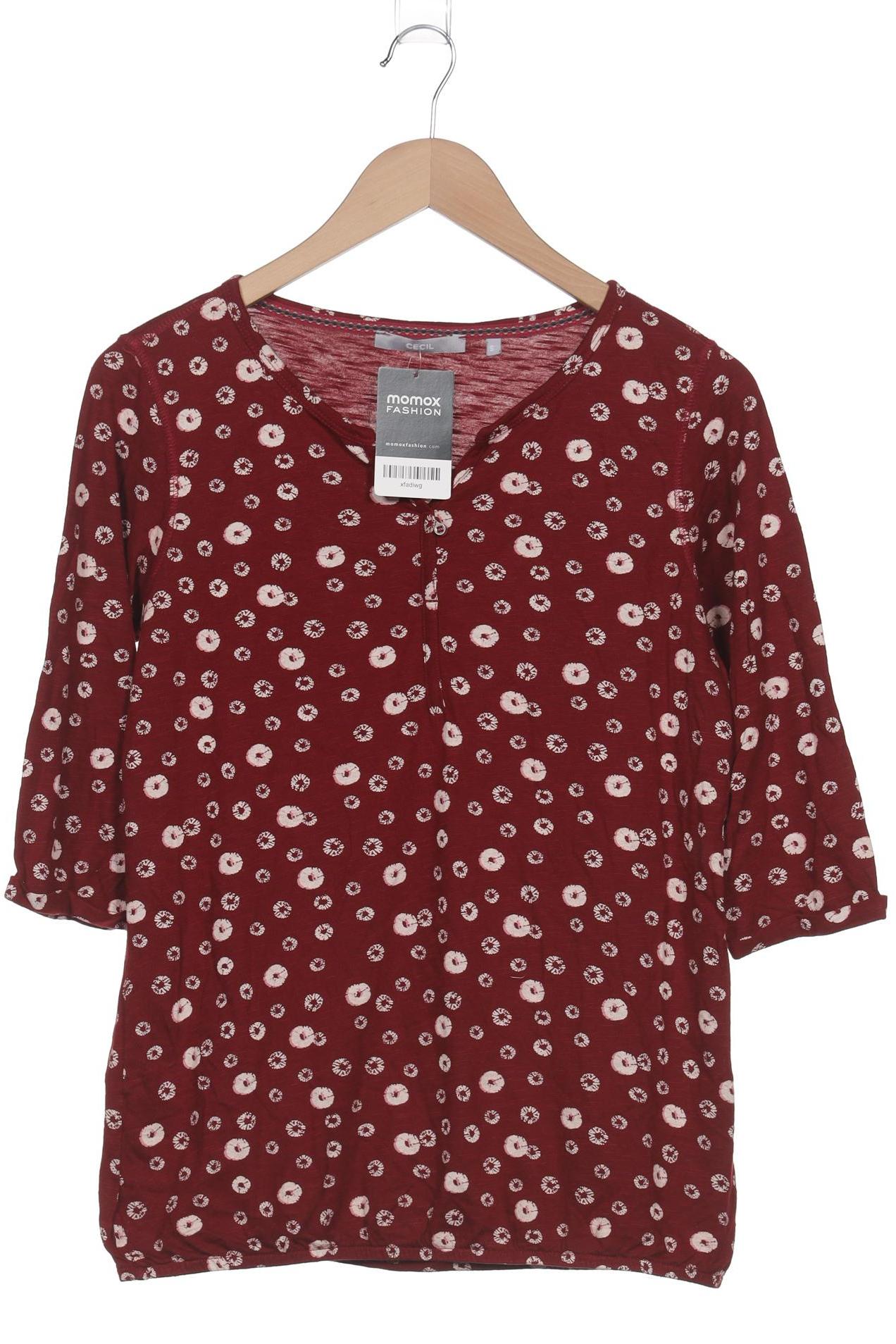 

Cecil Damen Langarmshirt, bordeaux, Gr. 36