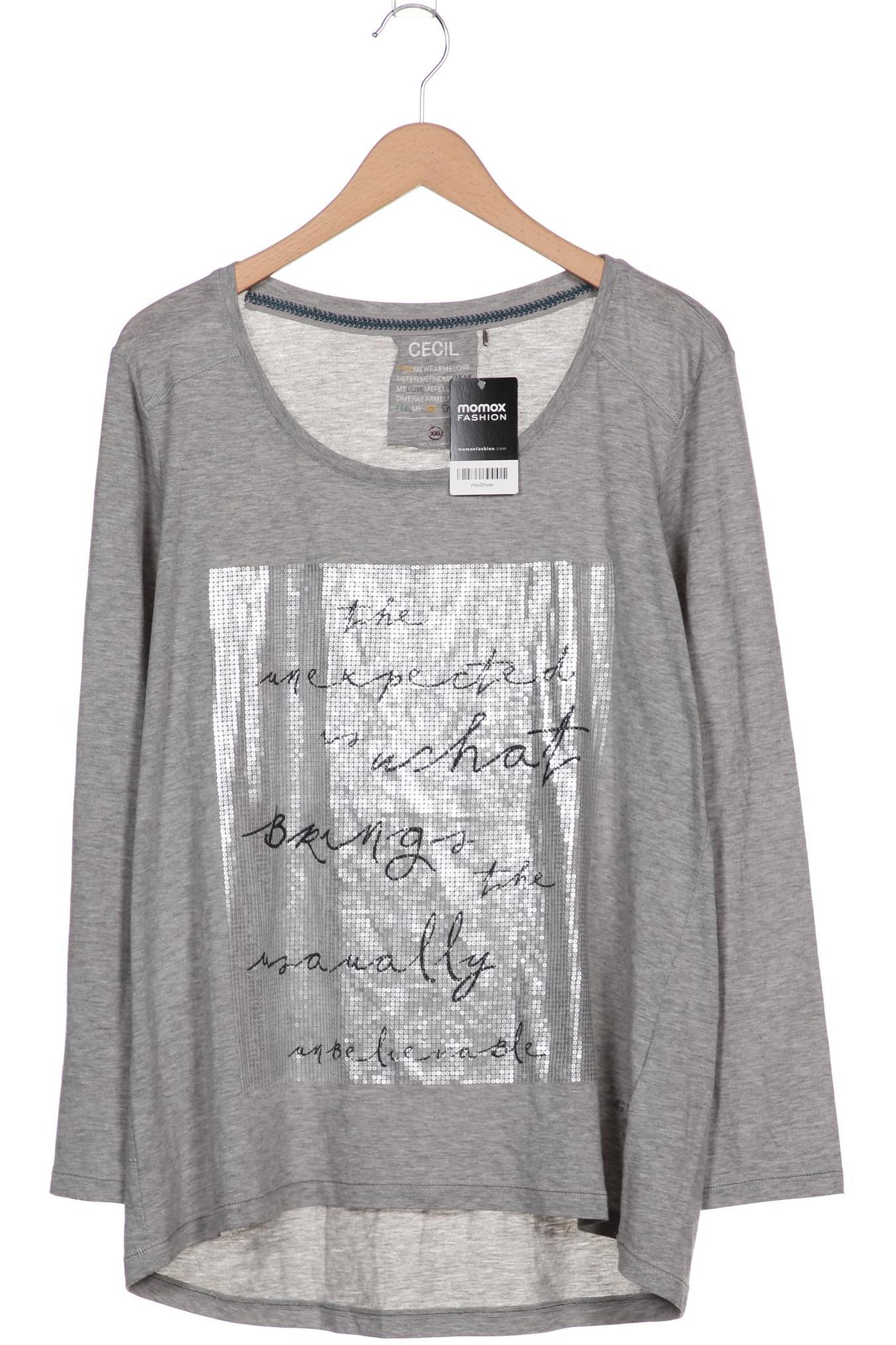 

CECIL Damen Langarmshirt, grau