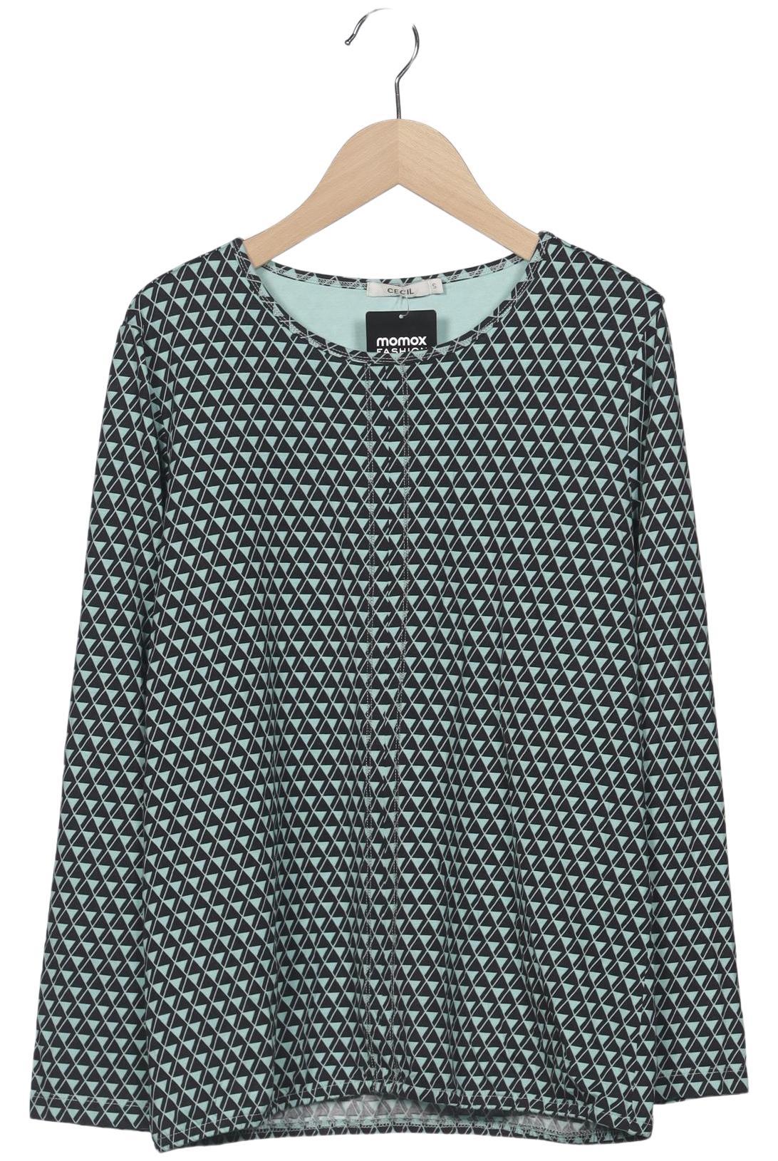 

Cecil Damen Langarmshirt, grün, Gr. 36