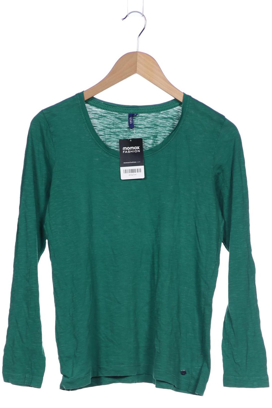 

Cecil Damen Langarmshirt, grün, Gr. 38