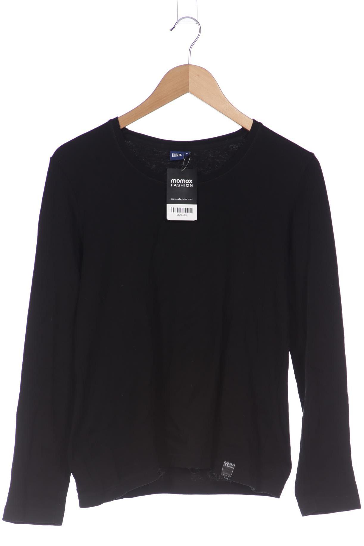 

Cecil Damen Langarmshirt, schwarz, Gr. 38