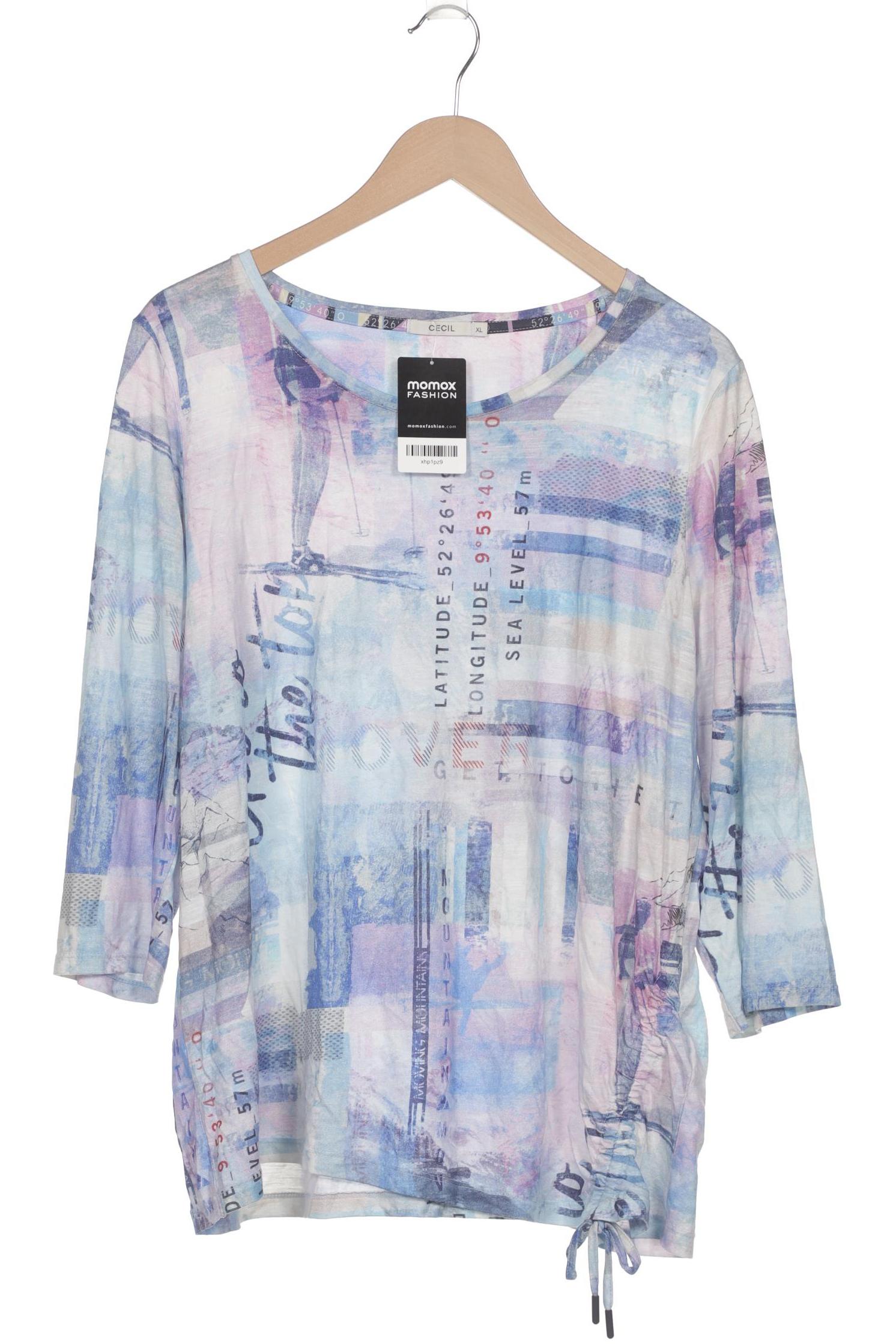 

Cecil Damen Langarmshirt, blau, Gr. 44