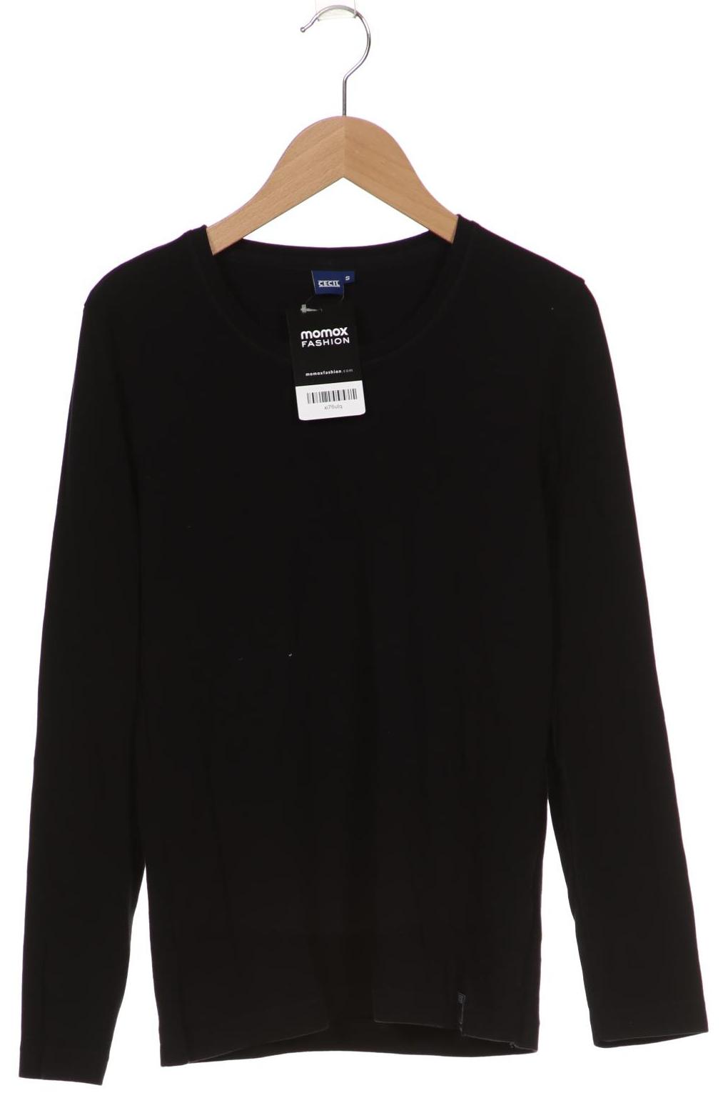 

CECIL Damen Langarmshirt, schwarz