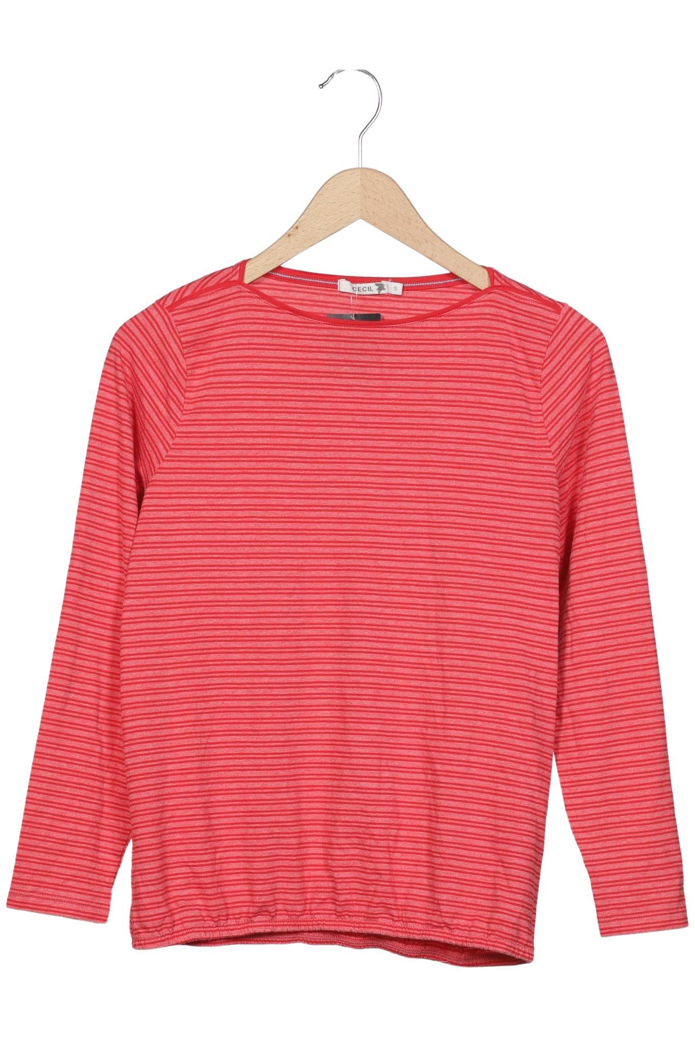 

Cecil Damen Langarmshirt, rot, Gr. 36