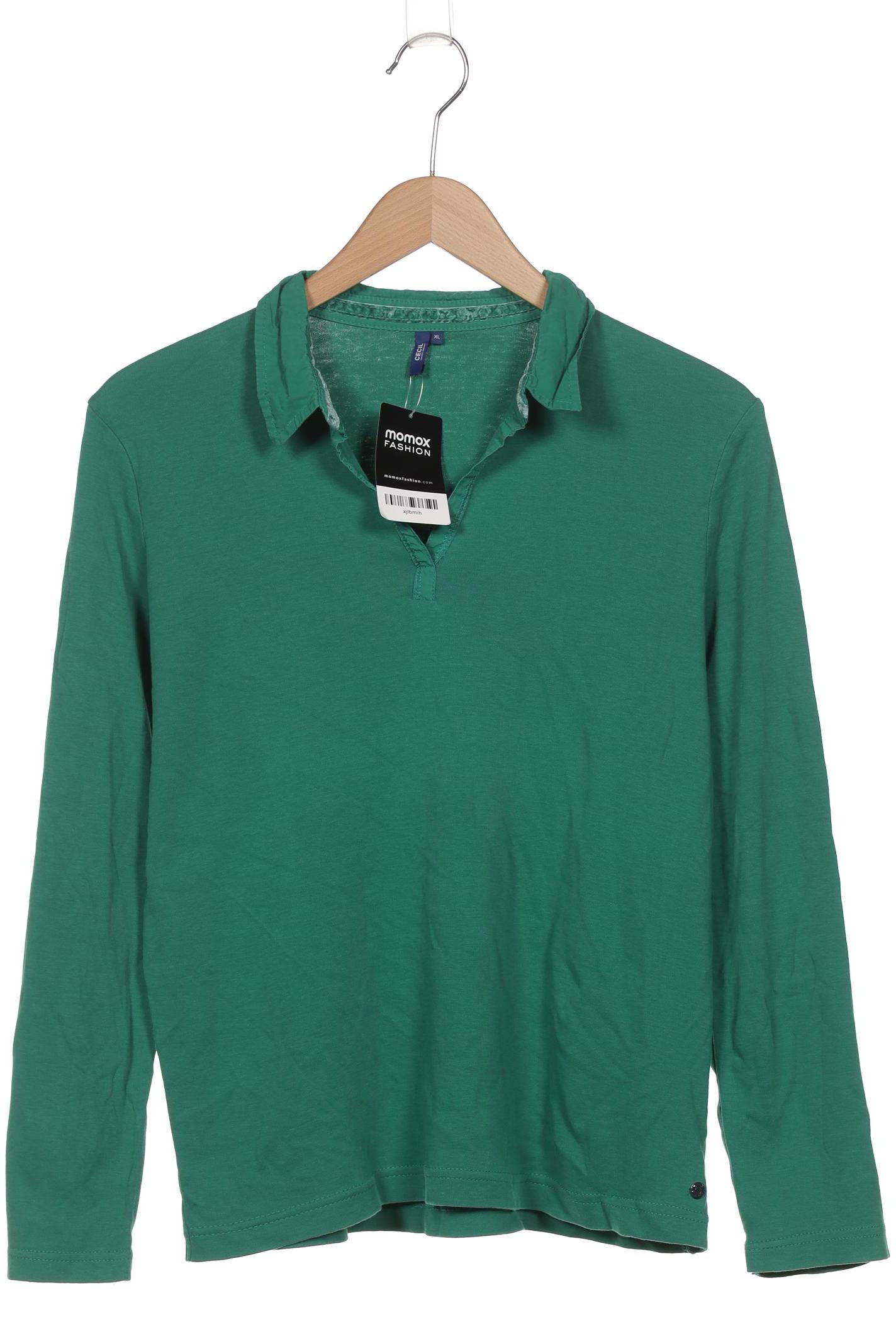 

Cecil Damen Langarmshirt, grün, Gr. 44