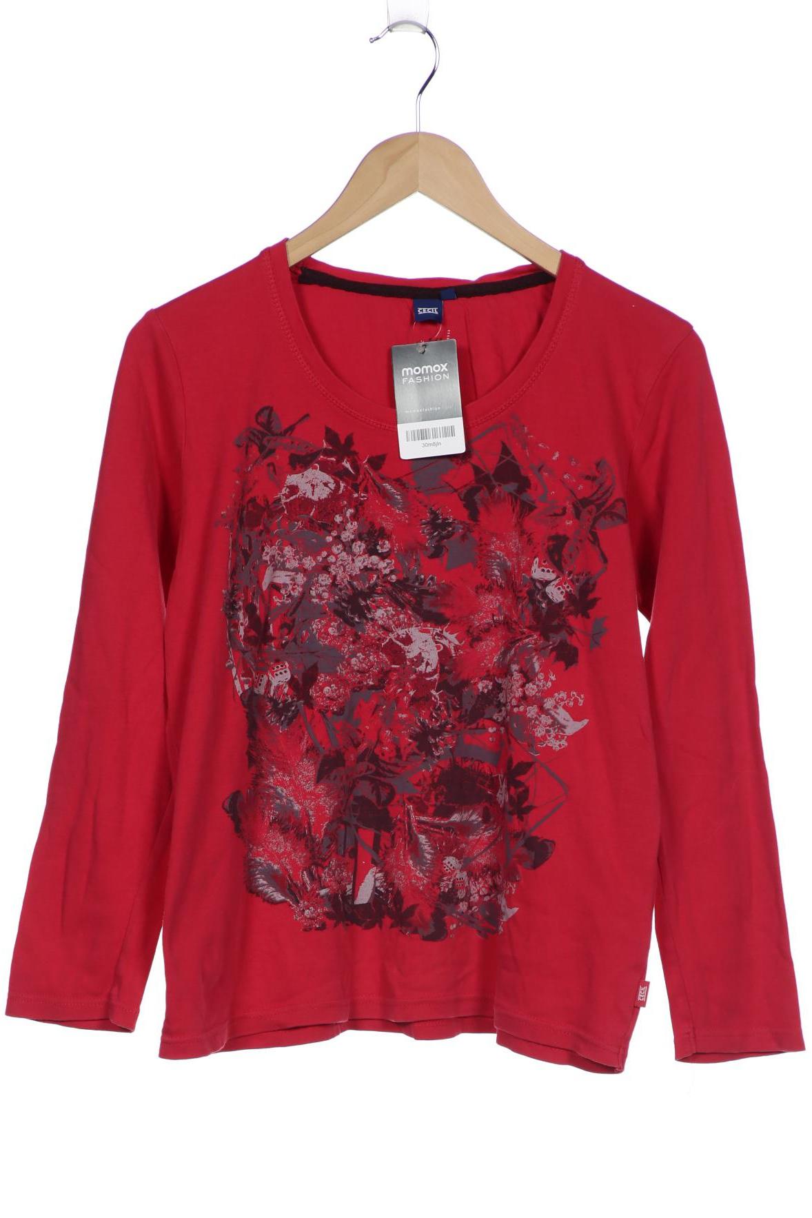 

Cecil Damen Langarmshirt, pink, Gr. 44