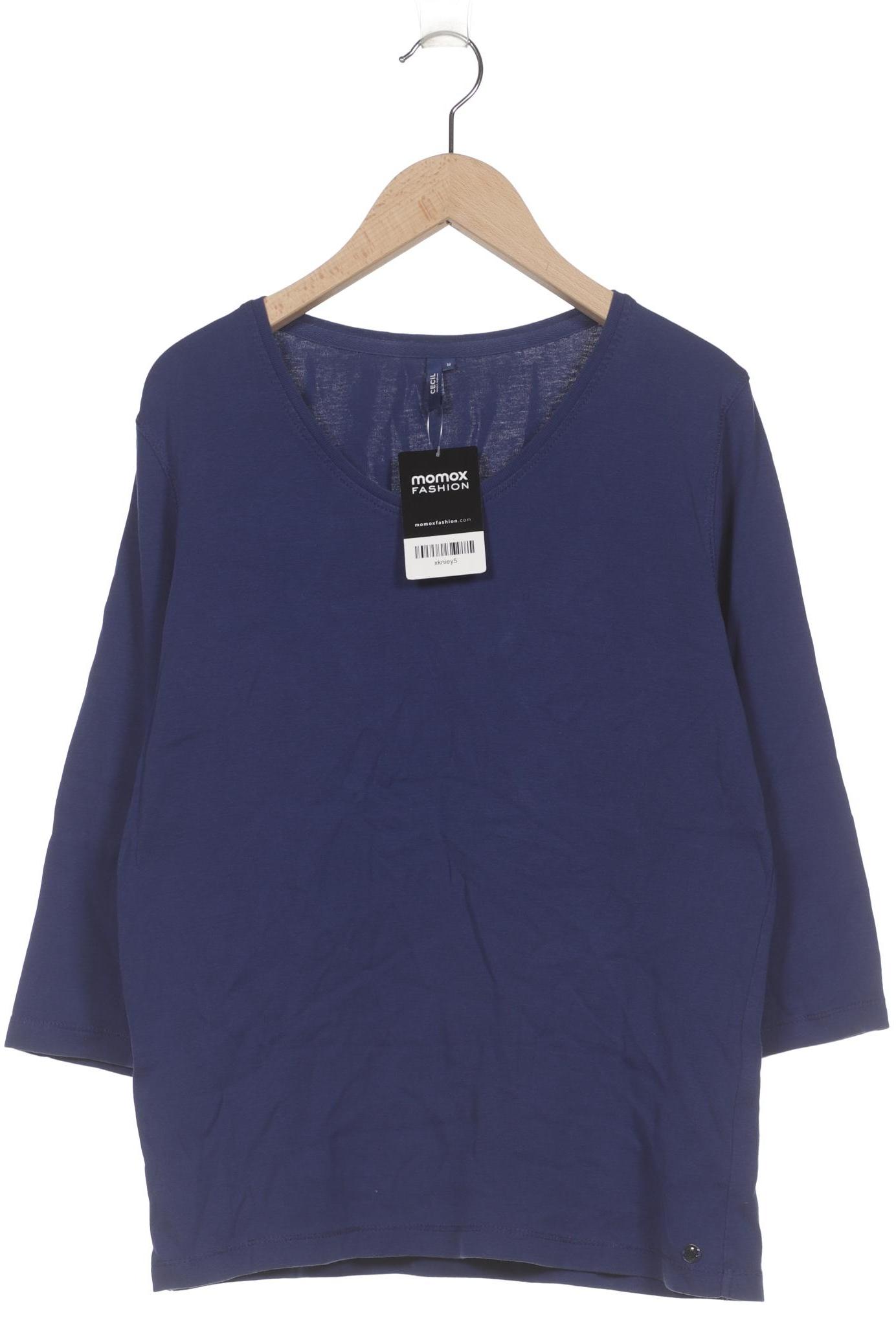 

Cecil Damen Langarmshirt, blau, Gr. 38