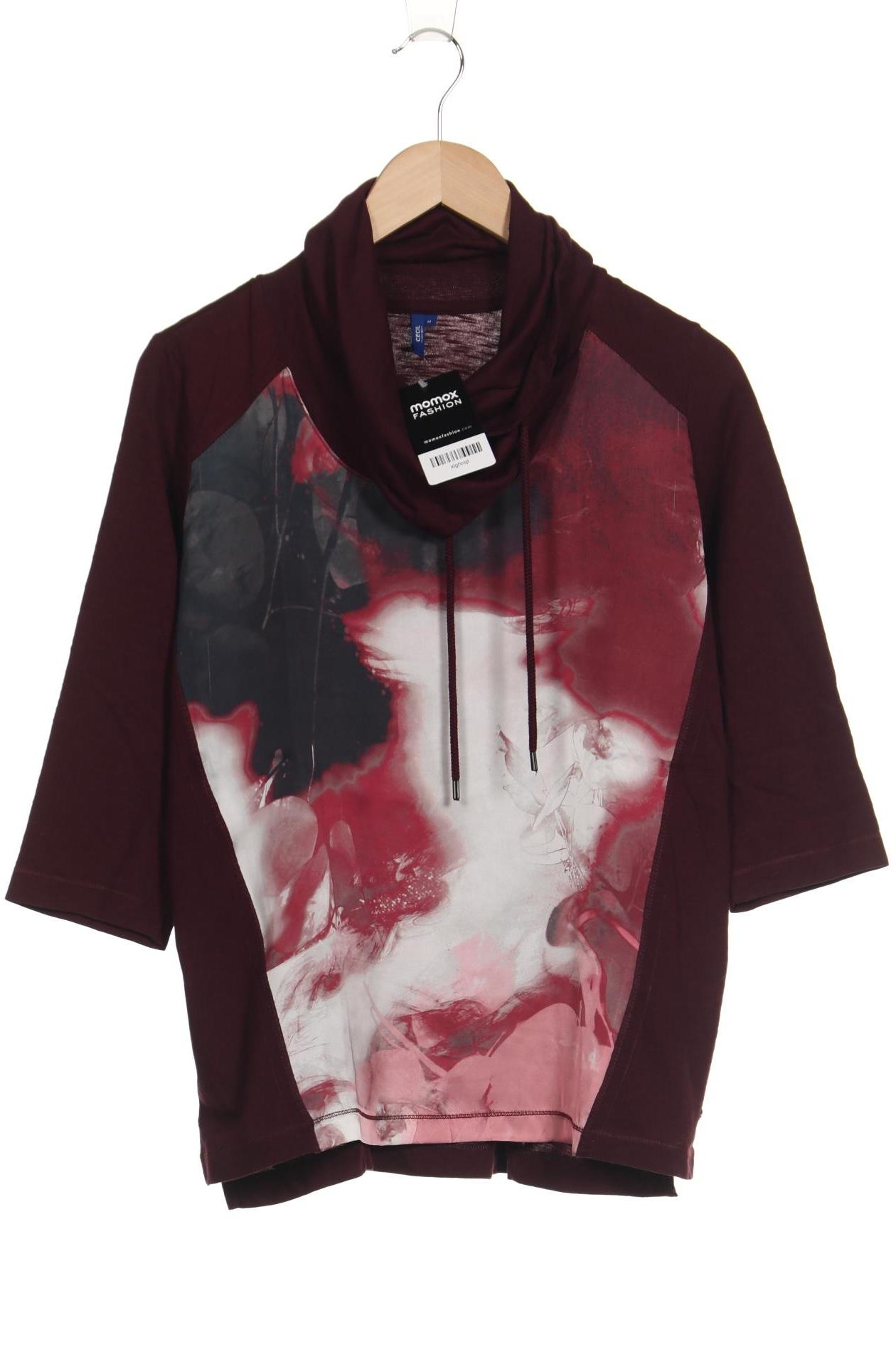 

Cecil Damen Langarmshirt, bordeaux, Gr. 38