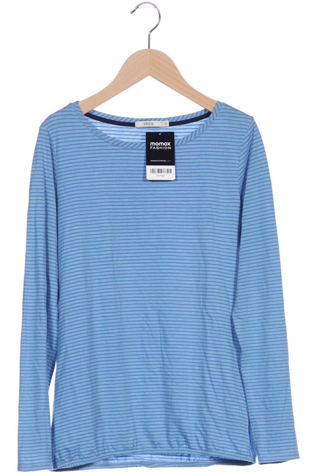 

Cecil Damen Langarmshirt, blau, Gr. 36