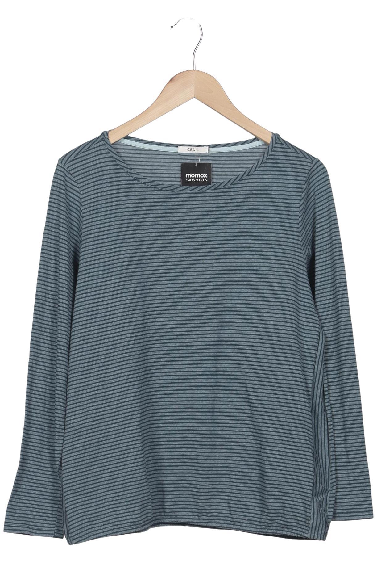 

Cecil Damen Langarmshirt, hellblau, Gr. 42